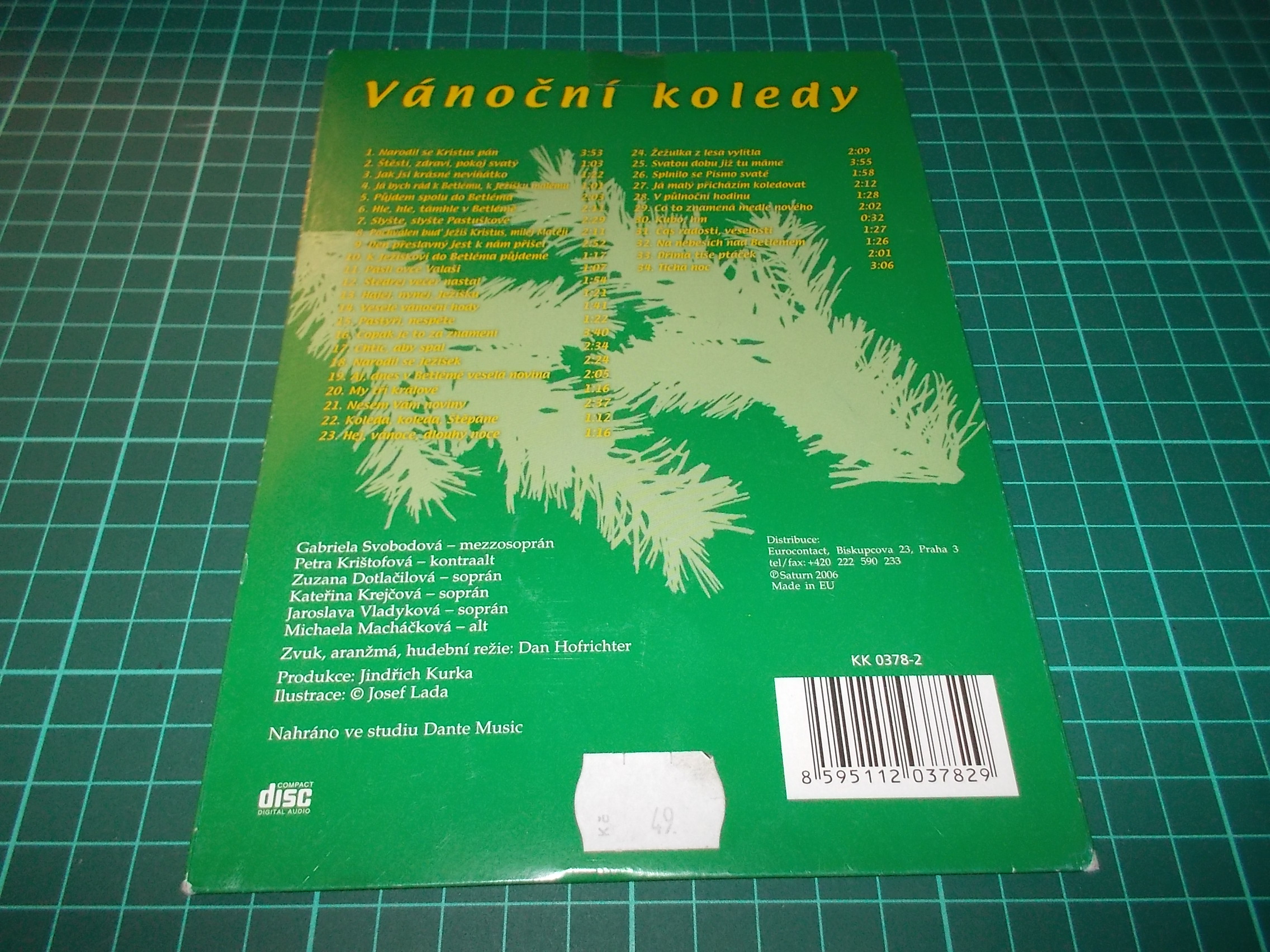 Various Artists - VÁNOČNÍ KOLEDY  (CD v pošetce)