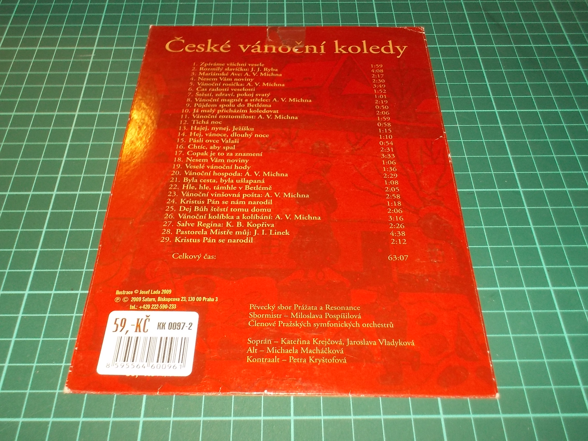 Various Artists - ČESKÉ VÁNOČNÍ KOLEDY (CD v pošetce)