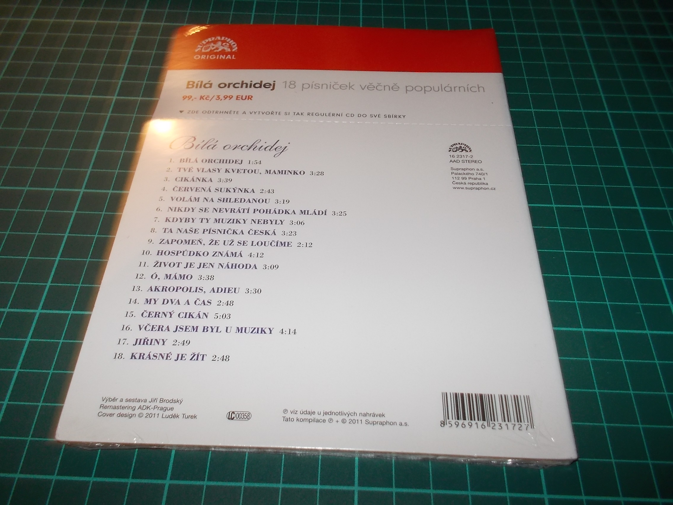 Bílá orchidej - 18 písní věčně populární  (CD) Digipack