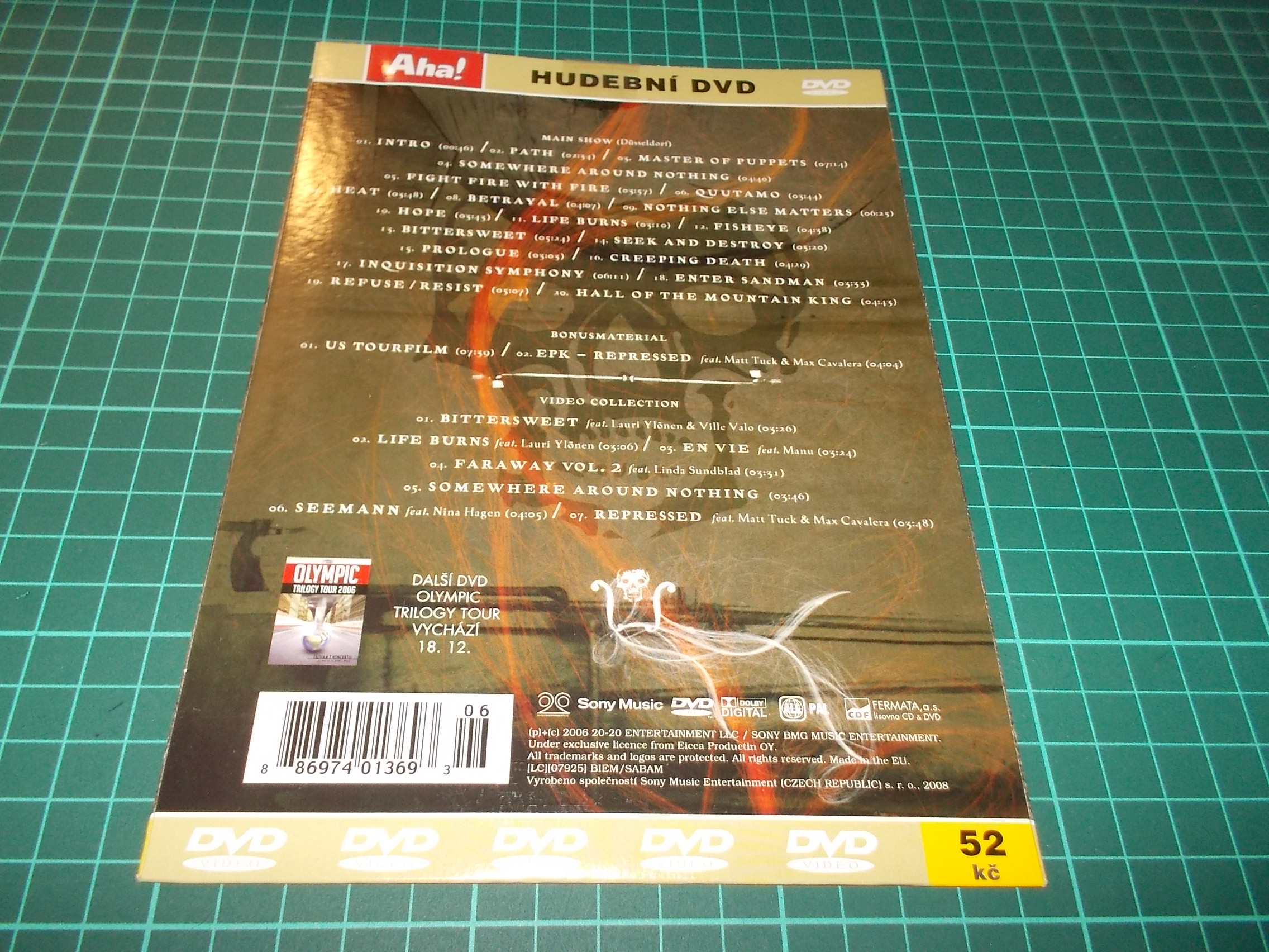 APOCALYPTICA - THE LIFE BURNS TOUR  (DVD v pošetce)