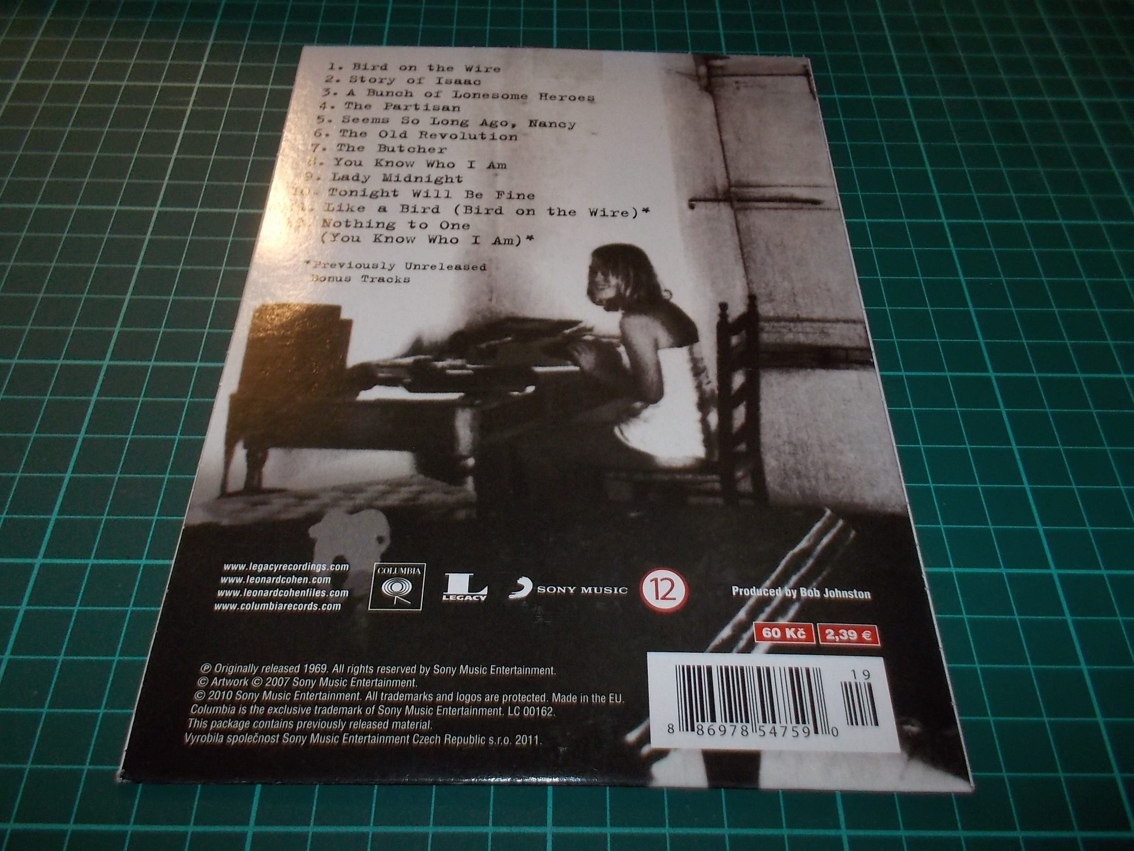 LEONARD COHEN - SONGS FROM A ROOM (CD v pošetce)
