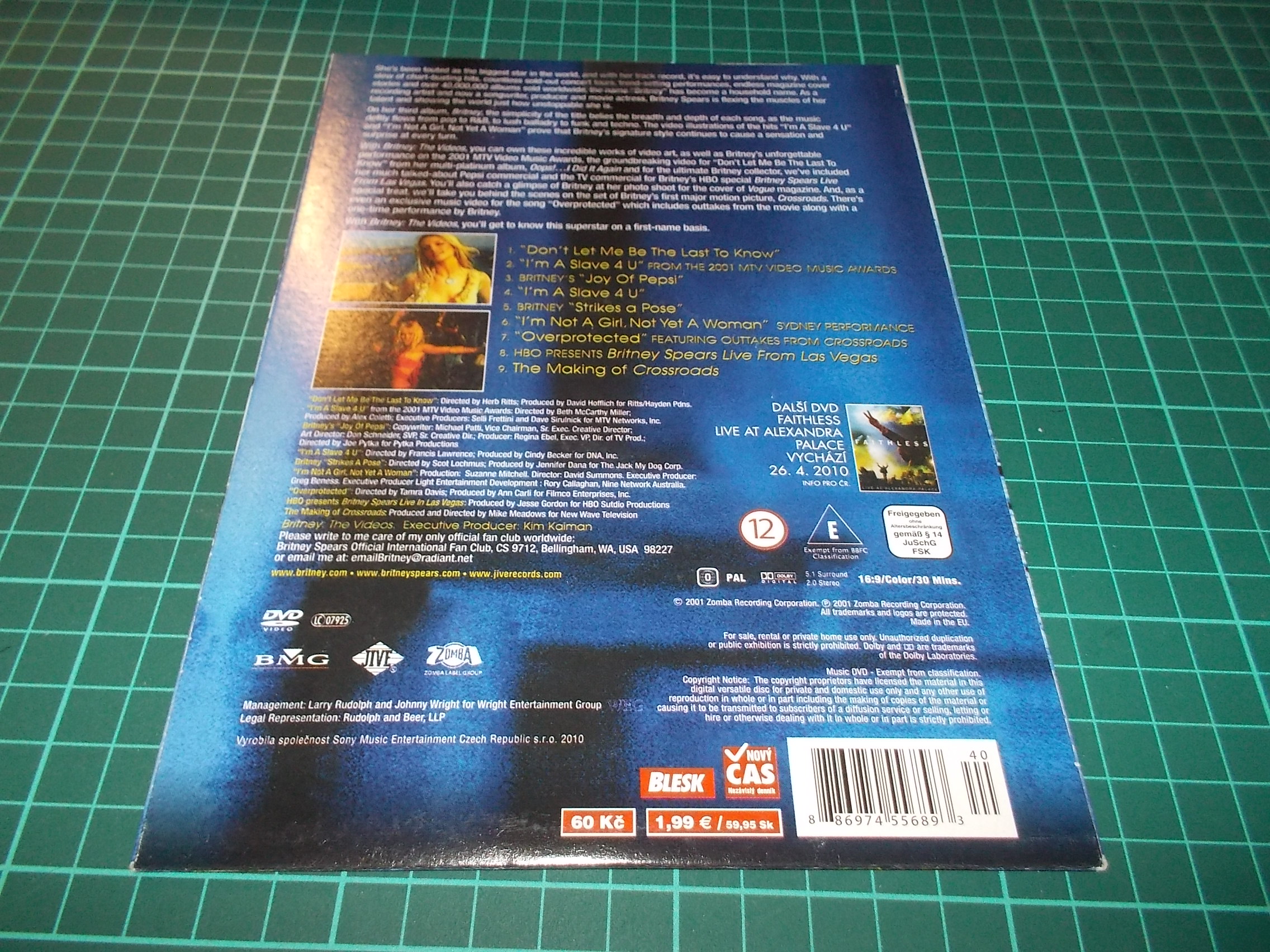 Britney Spears - The Videos (DVD v pošetce)