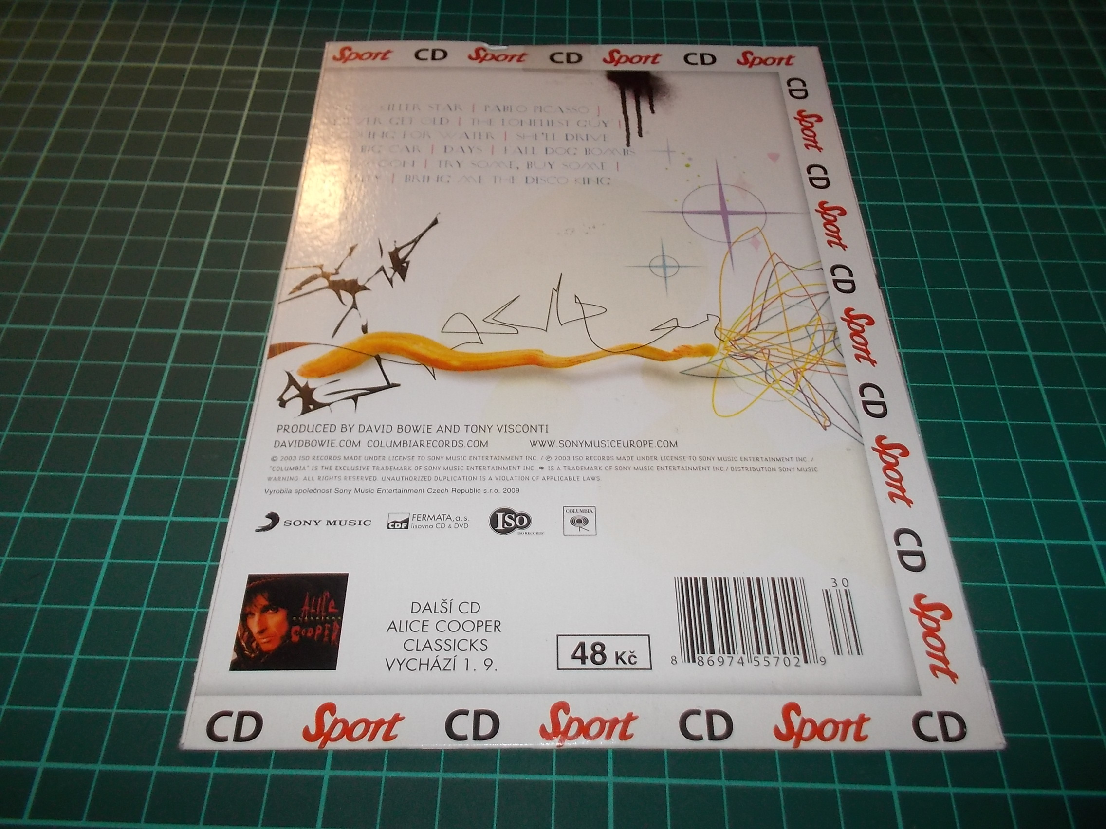 DAVID BOWIE - REALITY (CD v pošetce)