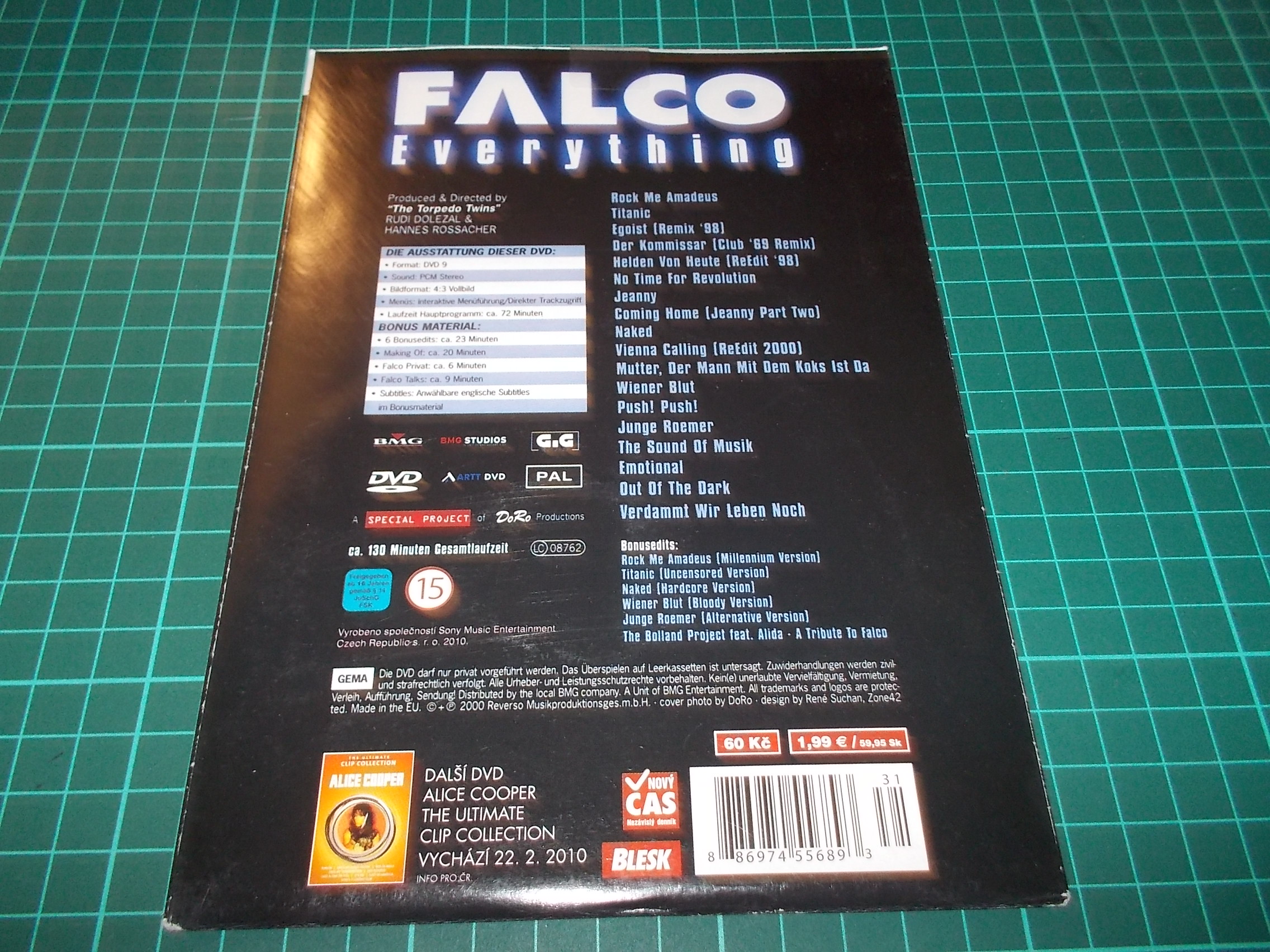 FALCO - EVERYTHING (DVD v pošetce)