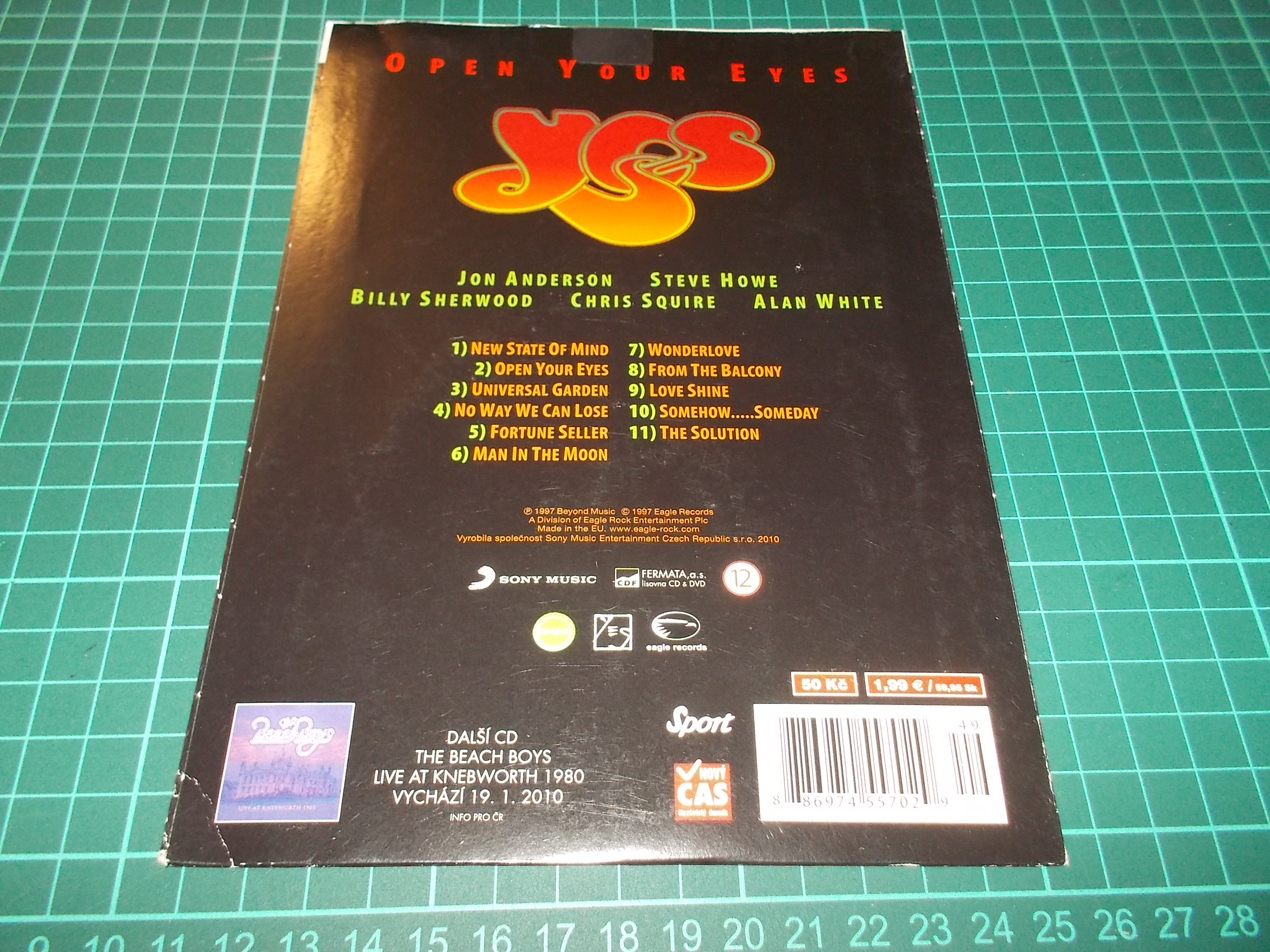 YES - OPEN YOUR EYES (CD v pošetce)