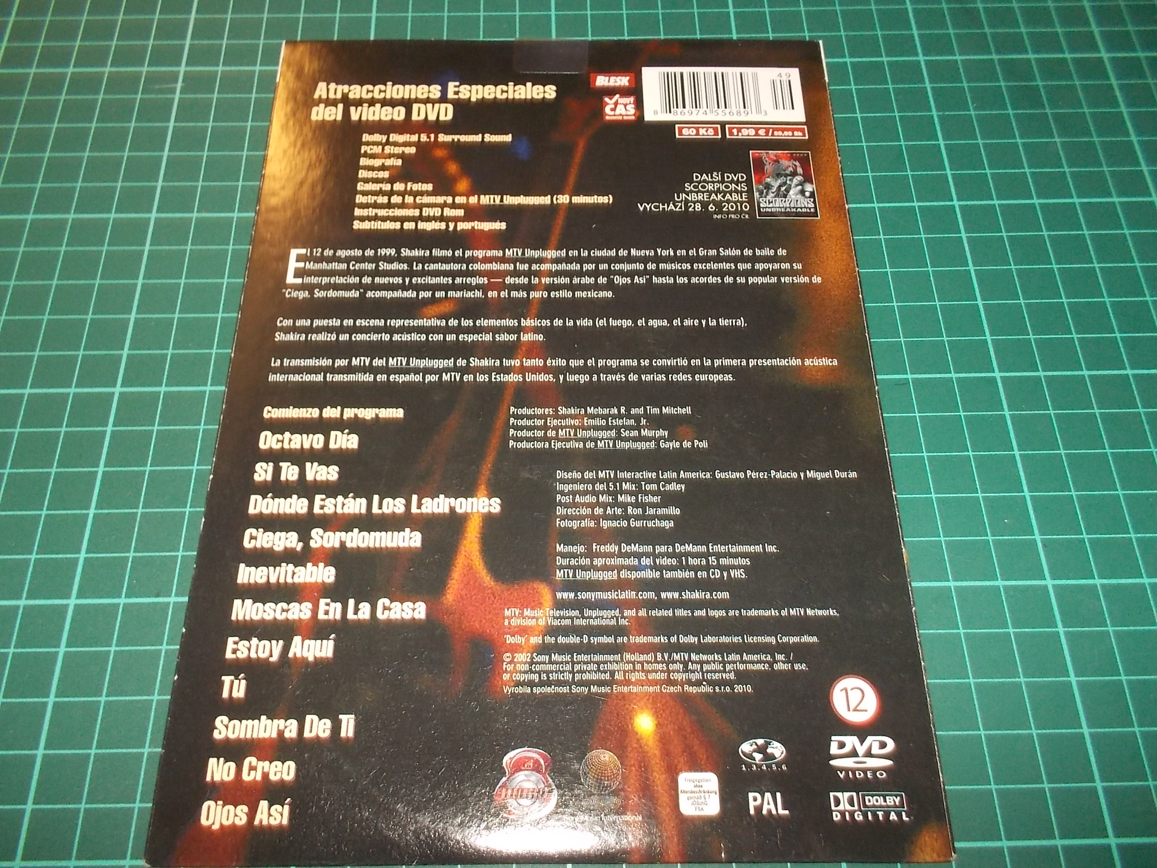 Shakira - MTV Unplugged (DVD v pošetce)