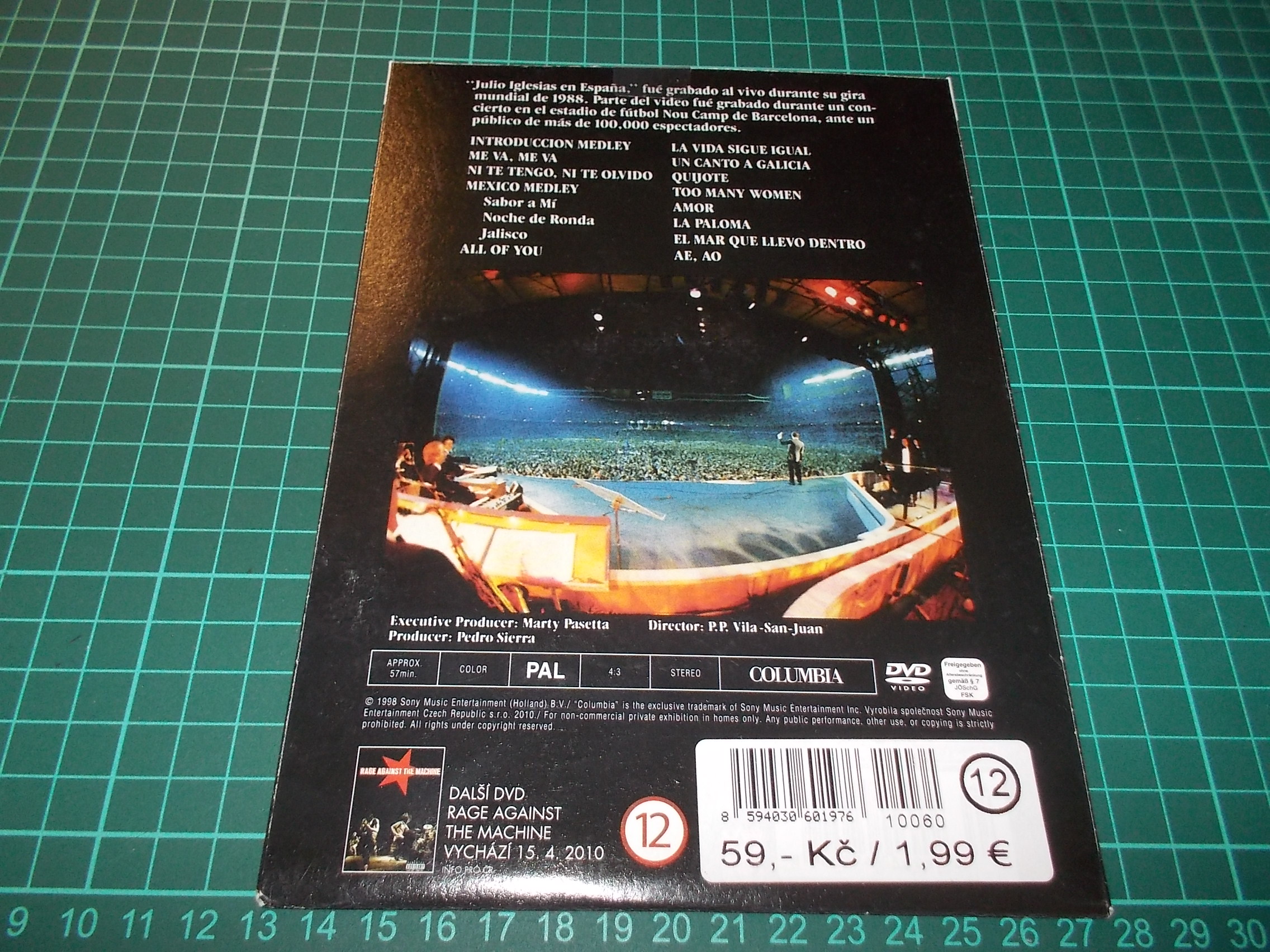 JULIO IGLESIAS - EN ESPAŇA (DVD v pošetce)