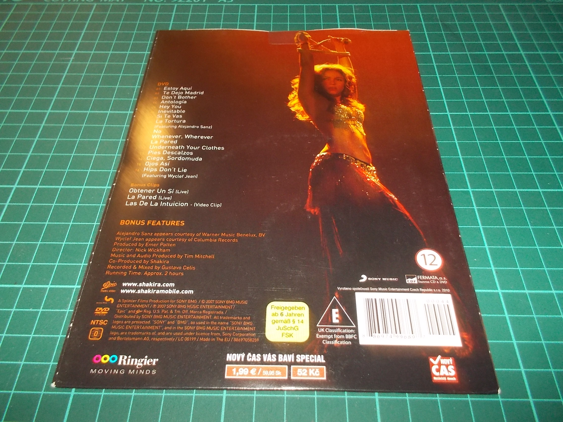SHAKIRA - SHAKIRA (DVD v pošetce)
