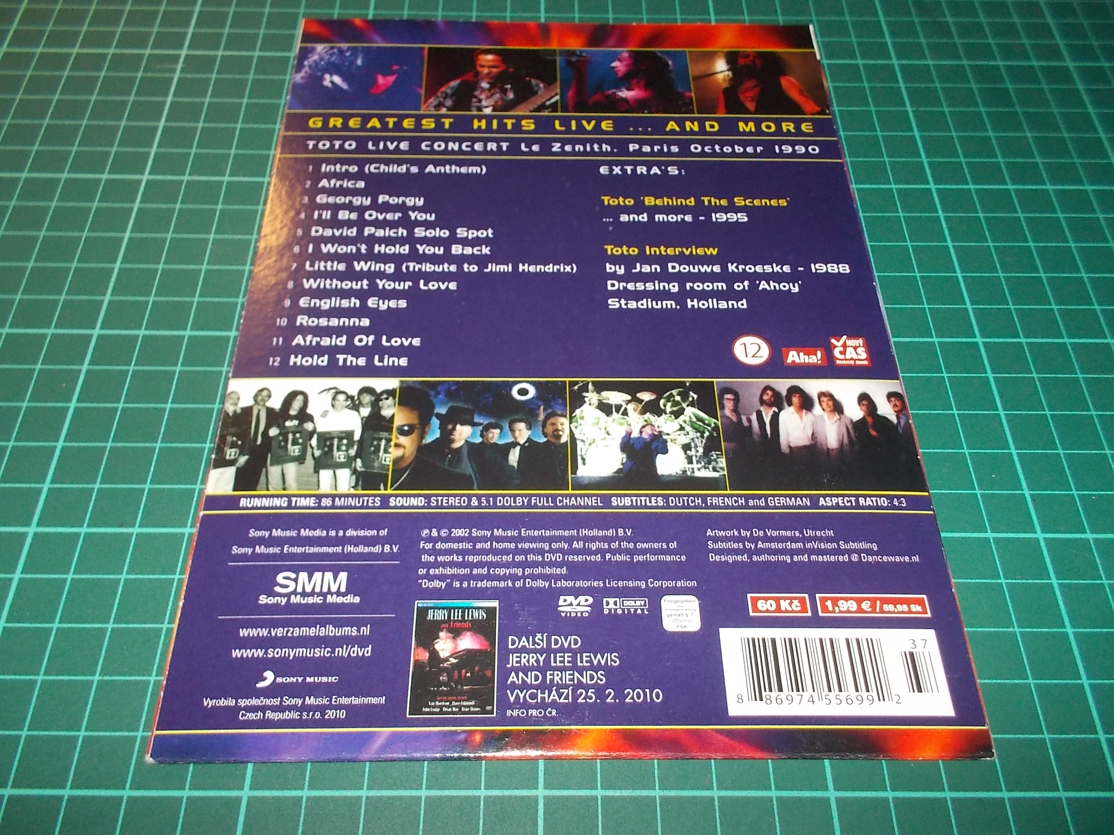 Toto - Greatest Hits Live...and More (DVD v pošetce)