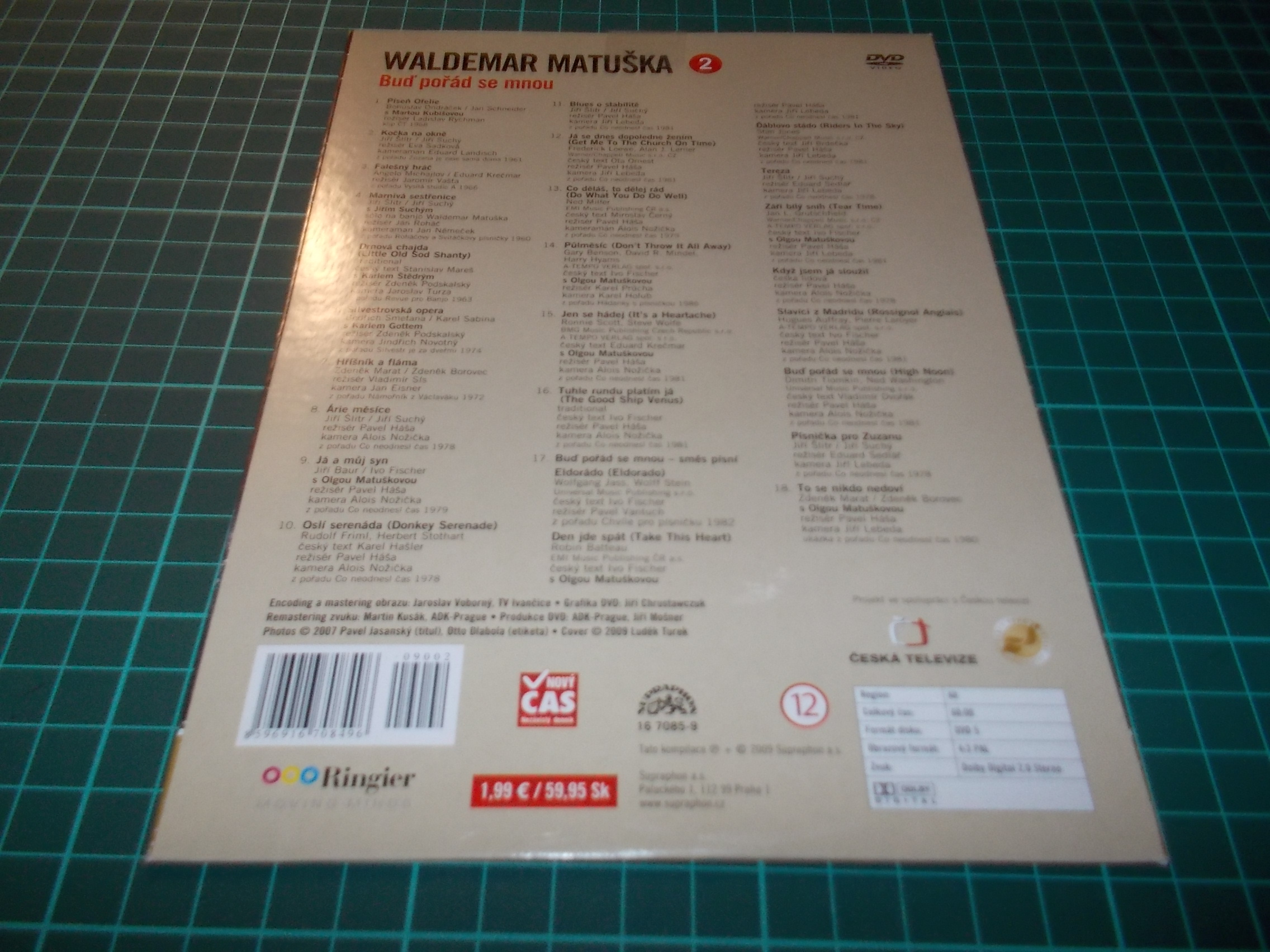 WALDEMAR MATUŠKA - BUĎ POŘÁD SE MNOU 2 (DVD v pošetce)