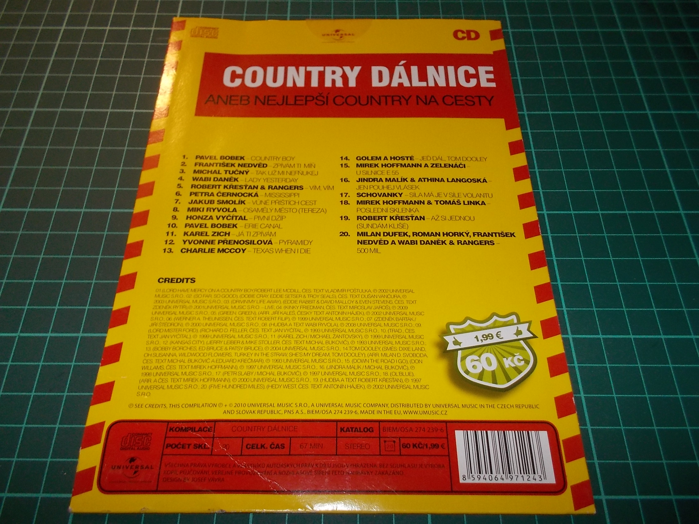 Various Artists - COUNTRY DÁLNICE - ANEB NEJLEPŠÍ COUNTRY NA CESTY - 1. DÍL CD v pošetce)