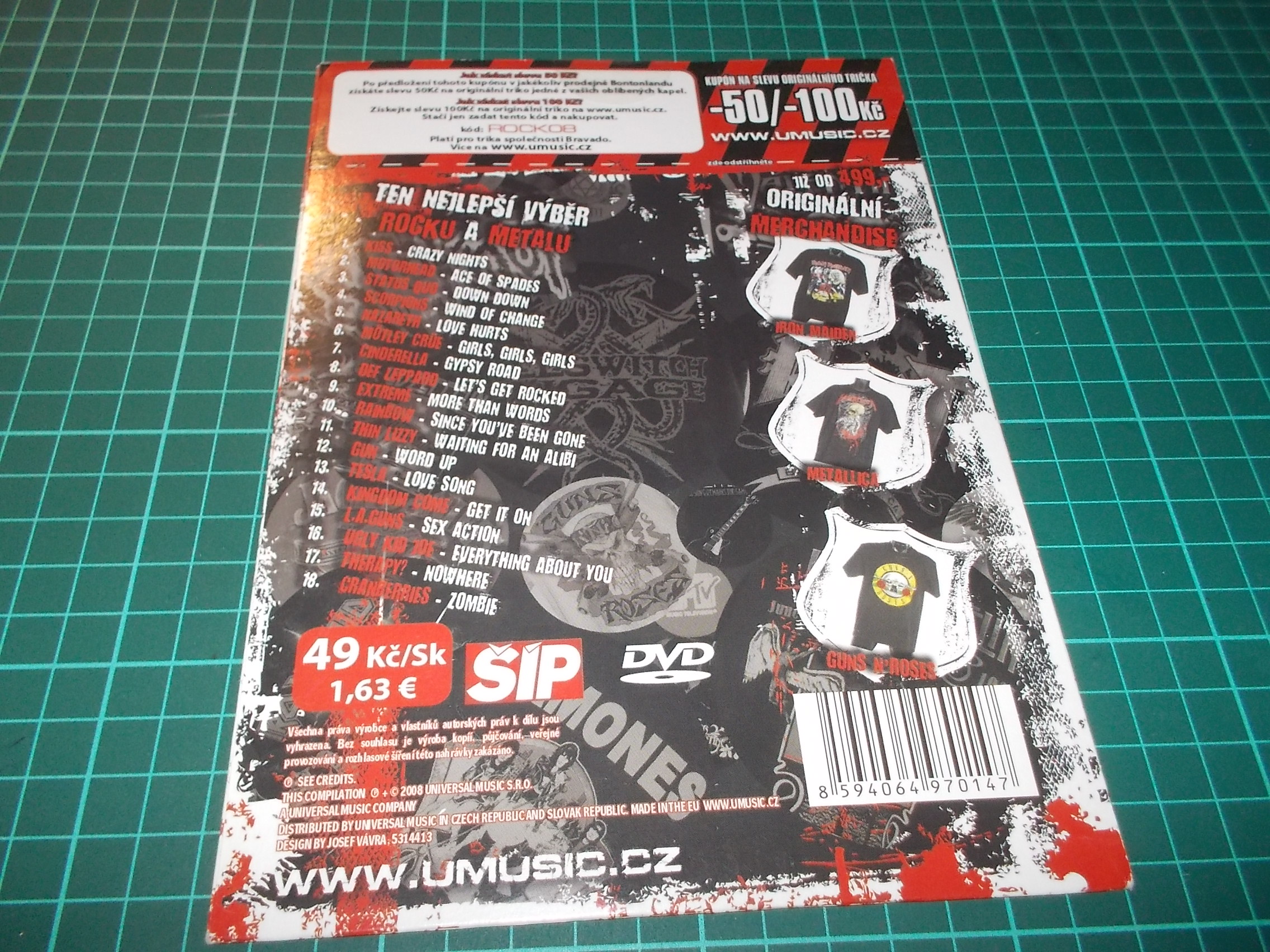 Various Artists - METAL @ ROCK - NEJVĚTŠÍ VÝBĚR RO(C)KU! (CD v pošetce)