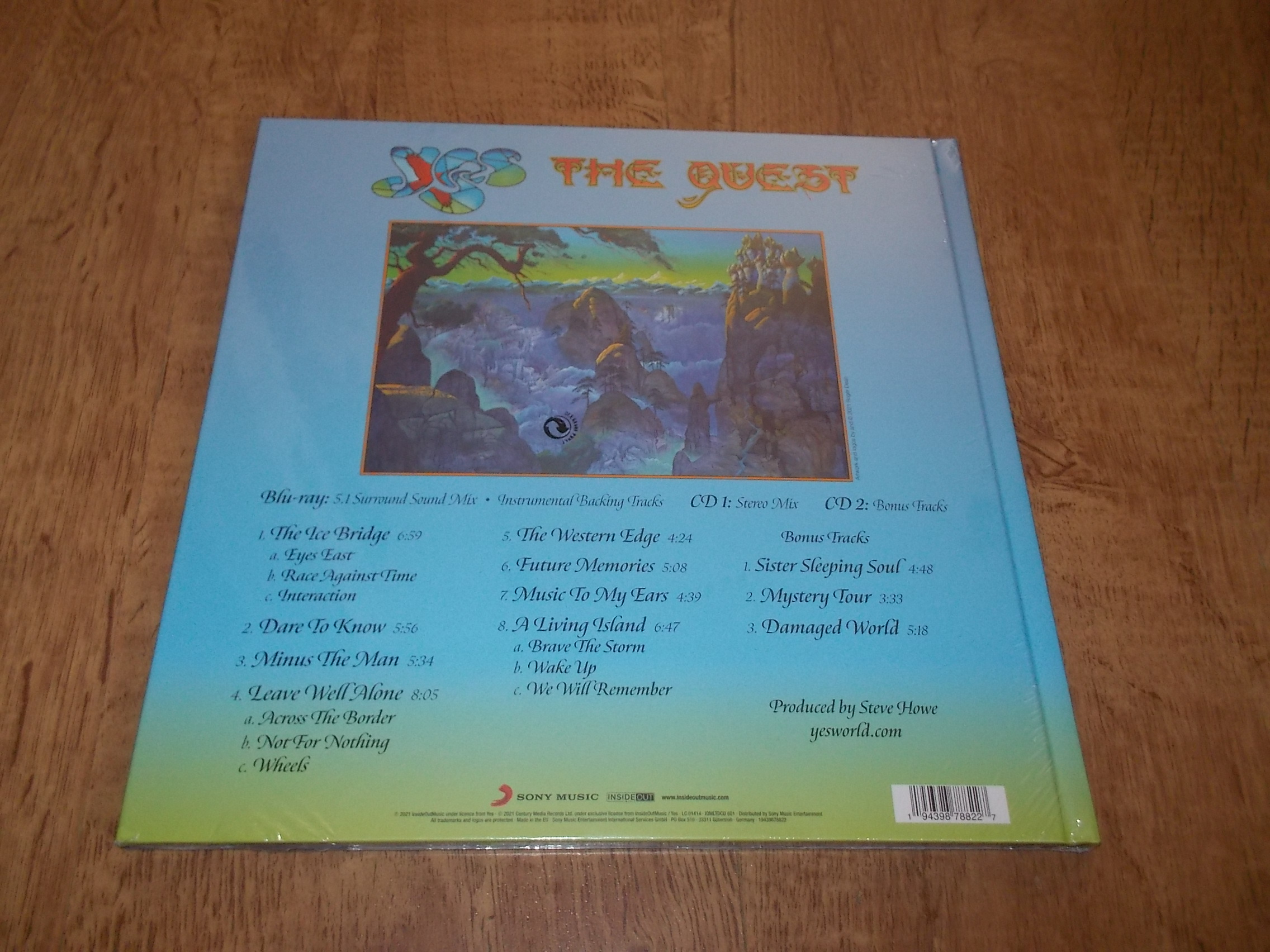 YES - QUEST - (2CD+BLU-RAY) -  ARTBOOK
