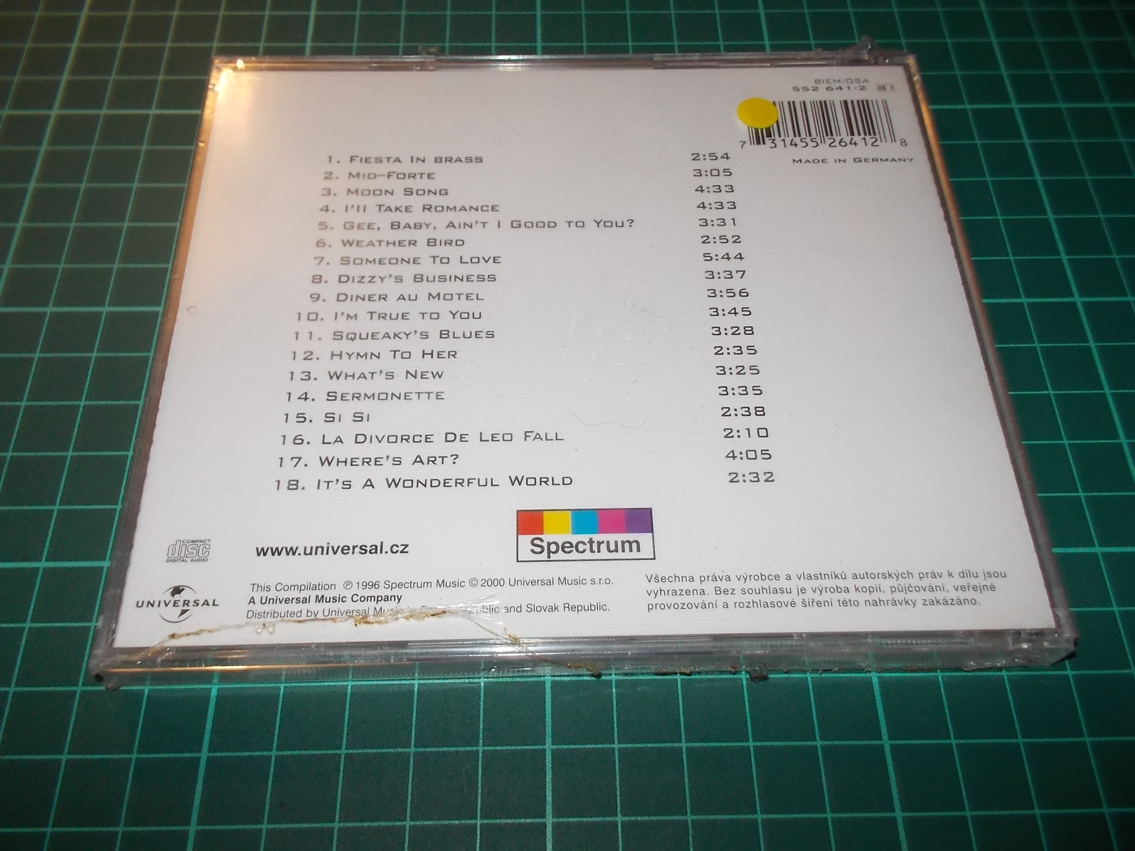 BLOWING MY HORN - GOLDEN TRUMPET PIECES (CD)