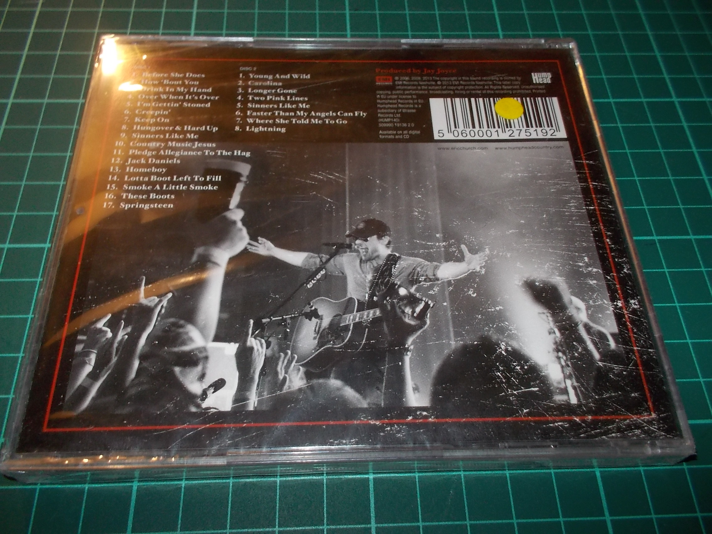 Eric Church  - Caught In The Act (CD)