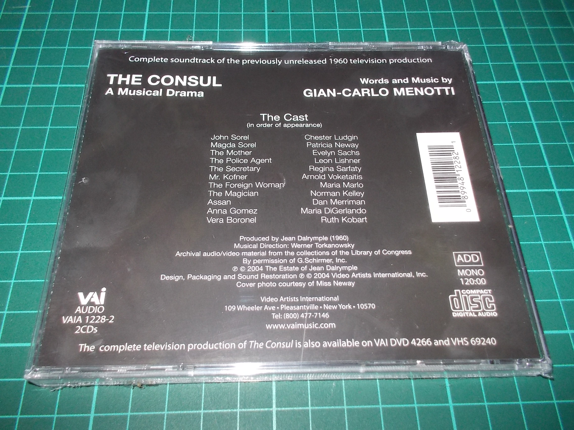 Gian-Carlo Menotti - The Consul Neway (2CD)