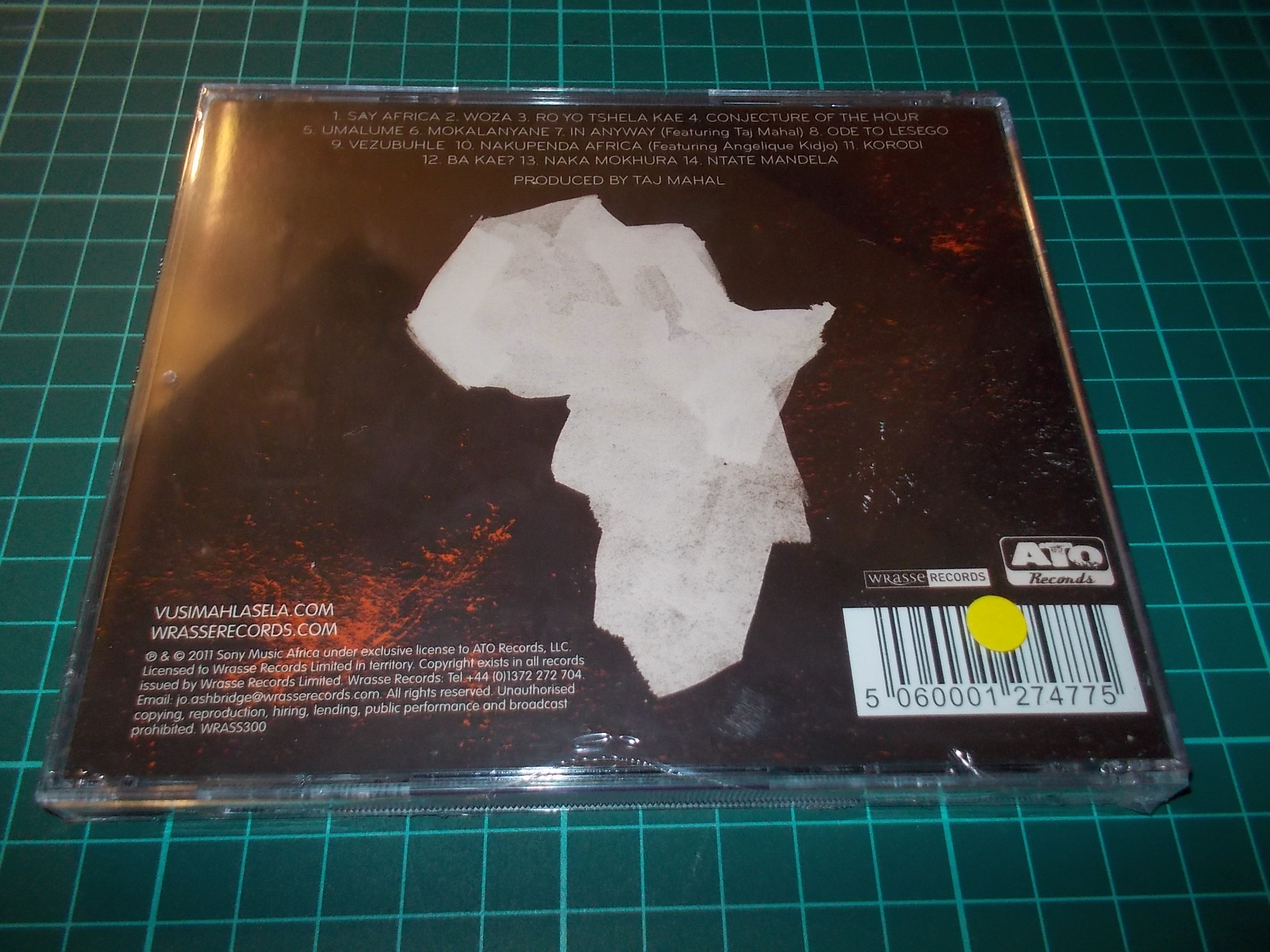 Vusi Mahlasela - Say Africa (CD)