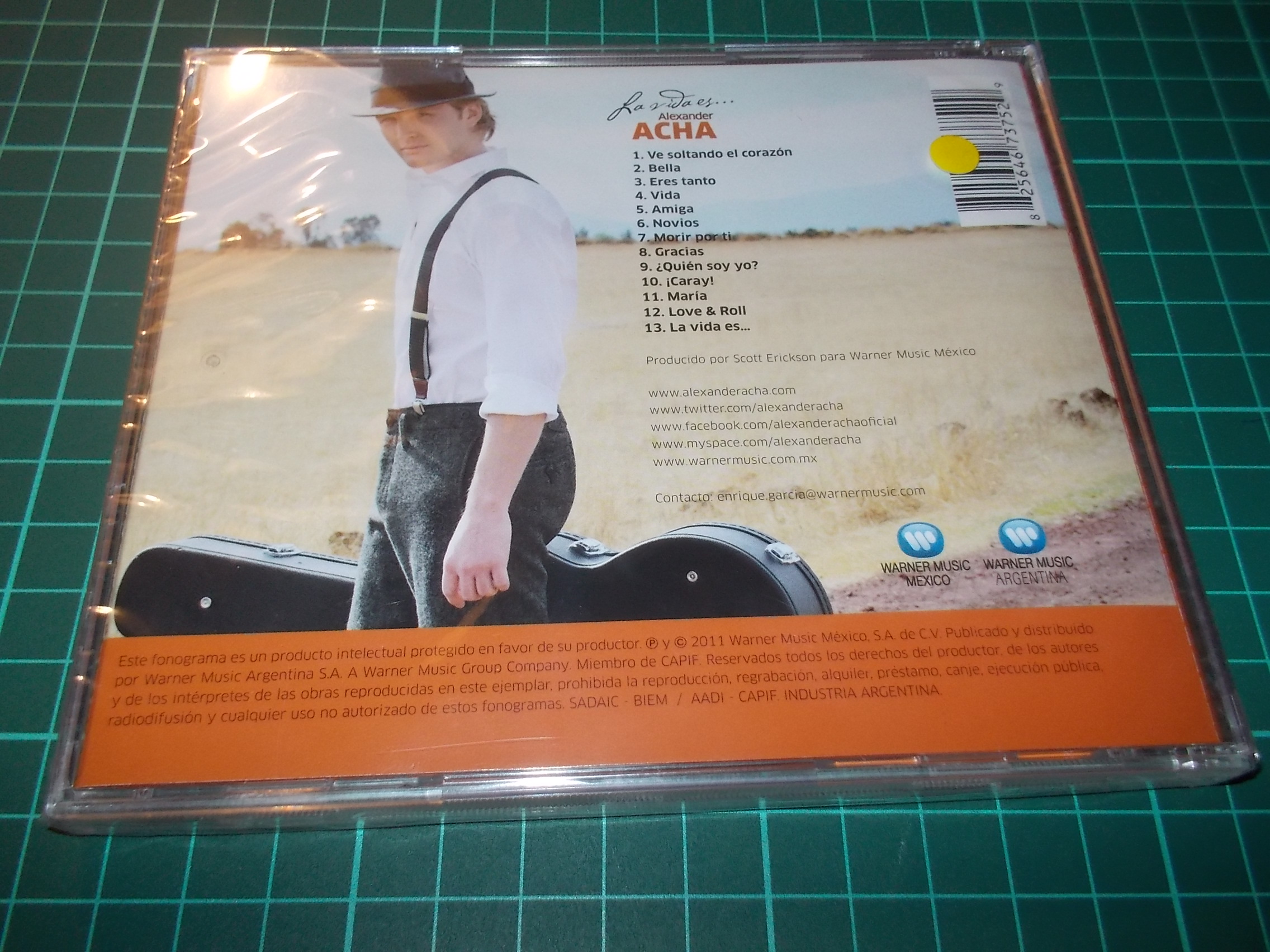 Alexander Acha - La Vida Es... (CD)