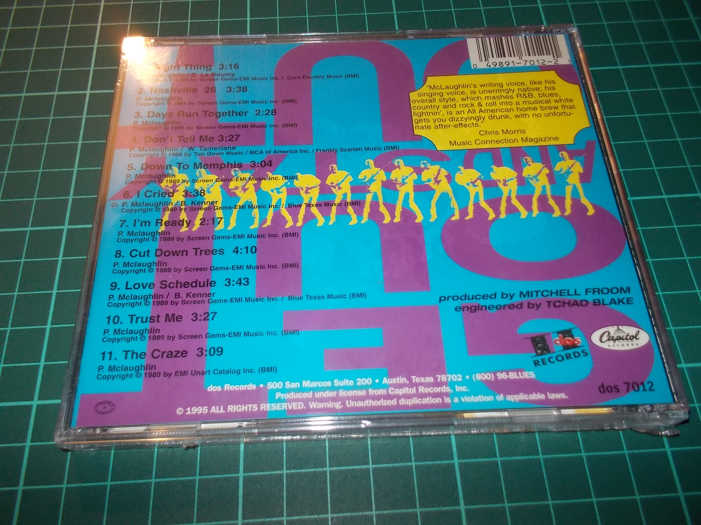 PAT MCLAUGHLIN - Get Out & Stay Out (CD)