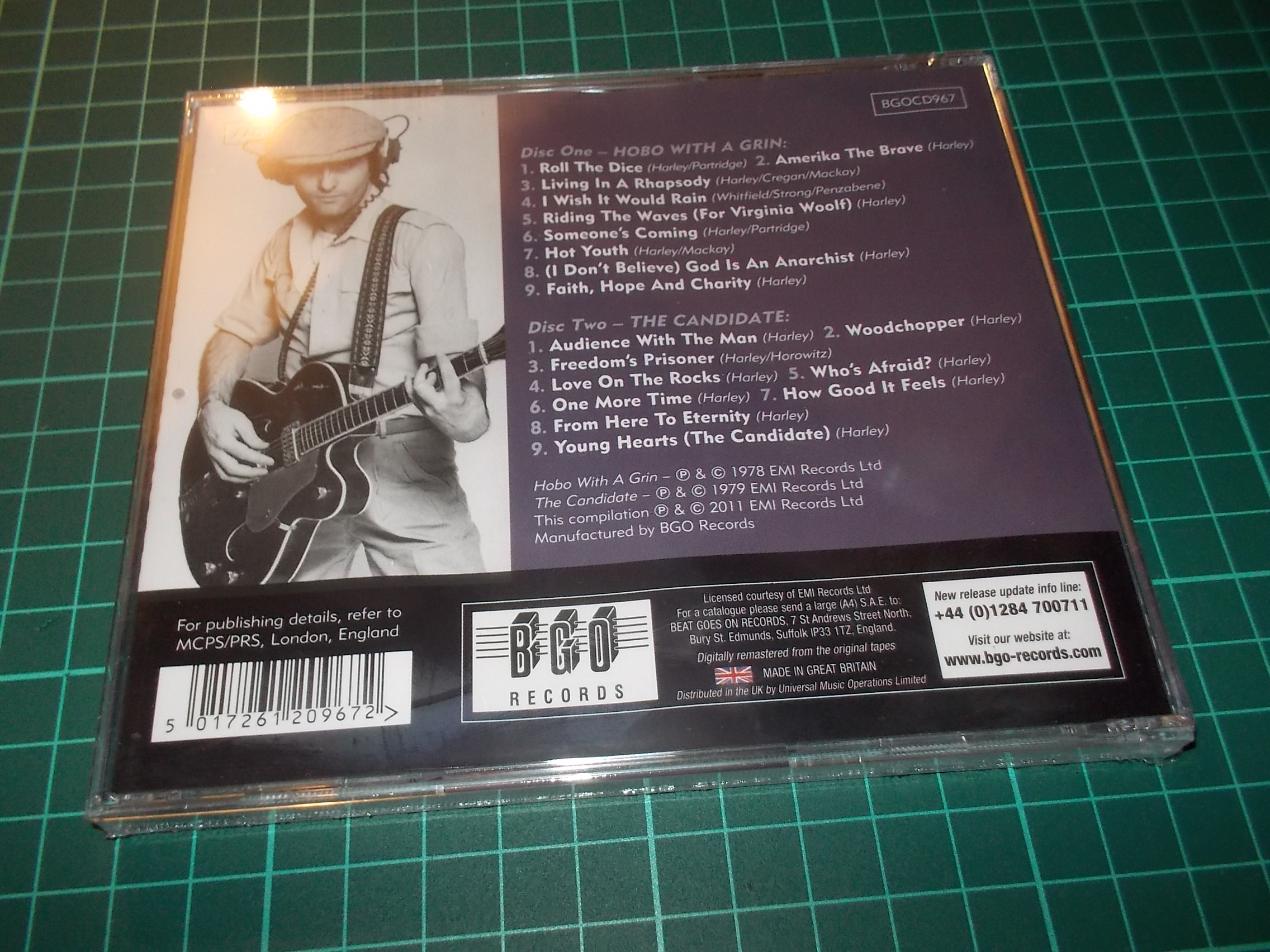 Steve Harley - Hobo With A Grin / The Candidate  (2CD)