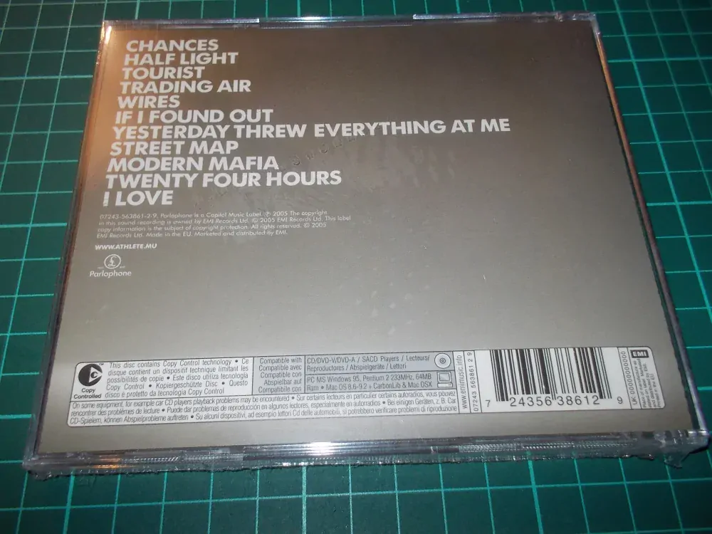 Athlete - Tourist ( CD/DVD)
