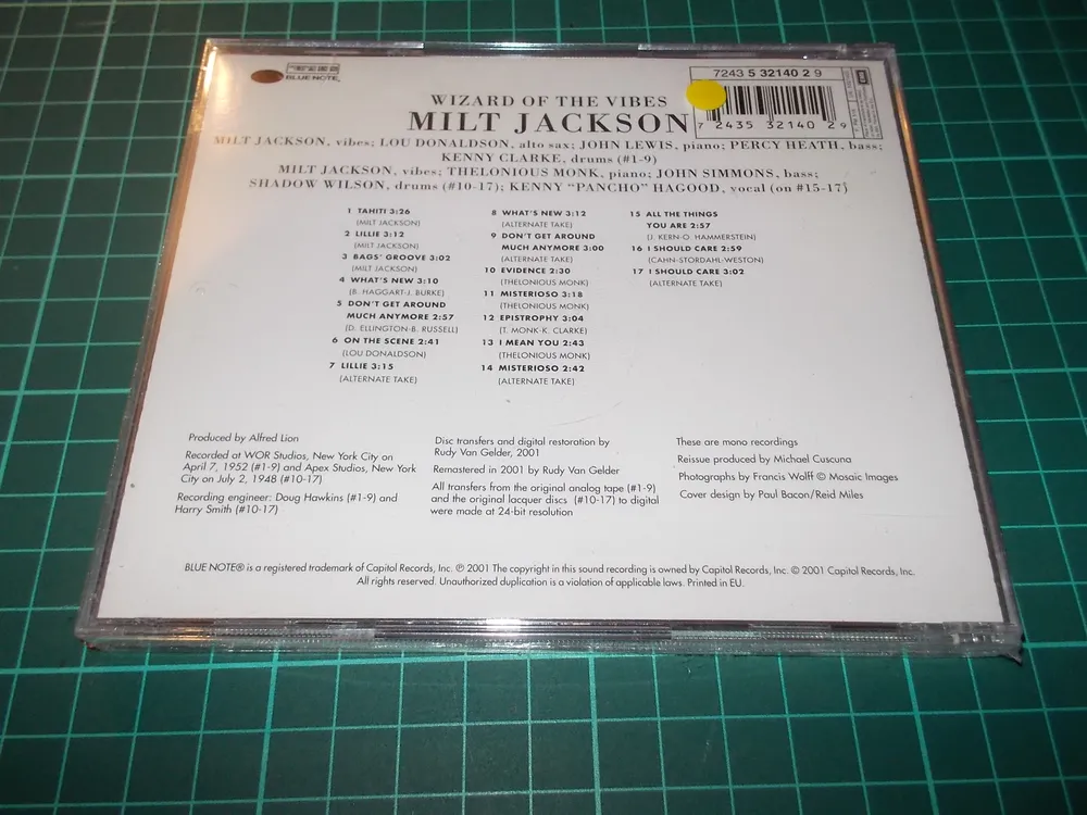 Milt Jackson - Wizard Of The Vibes (CD)