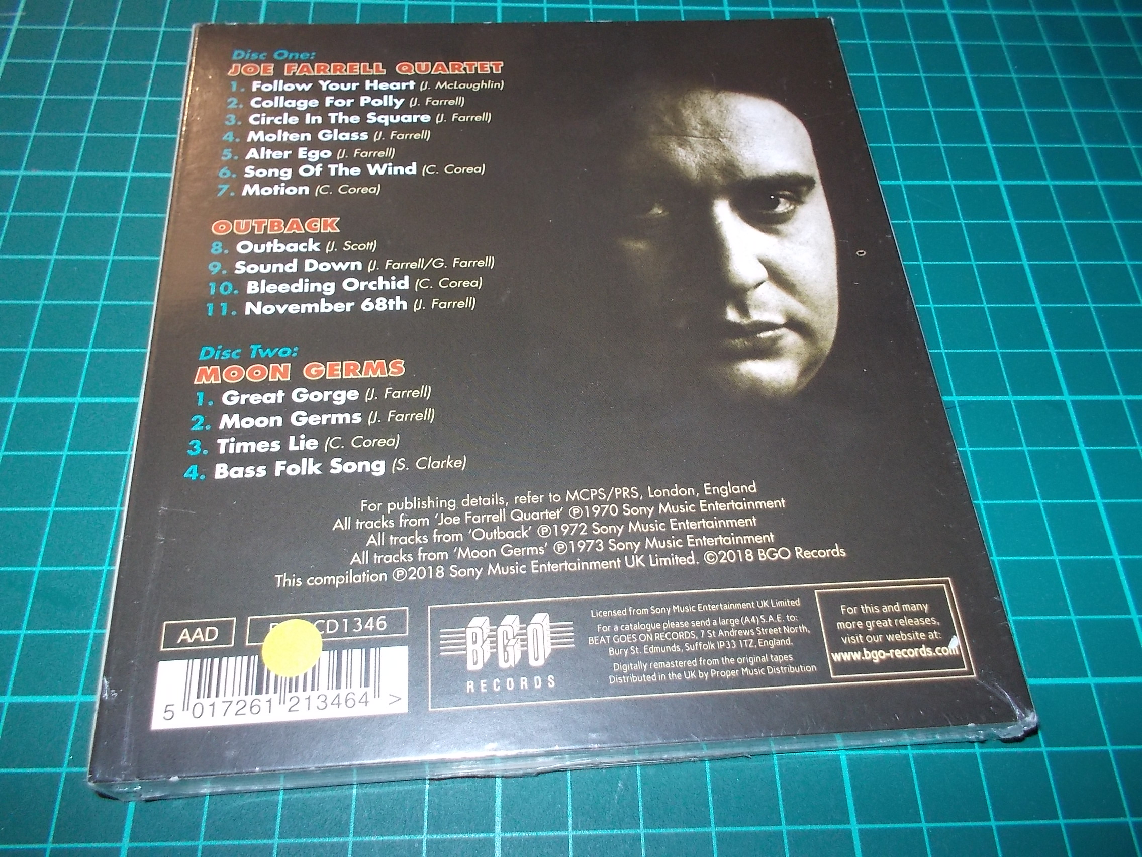 Joe Farrell Quartet - Outback - Moon Germs (CD)