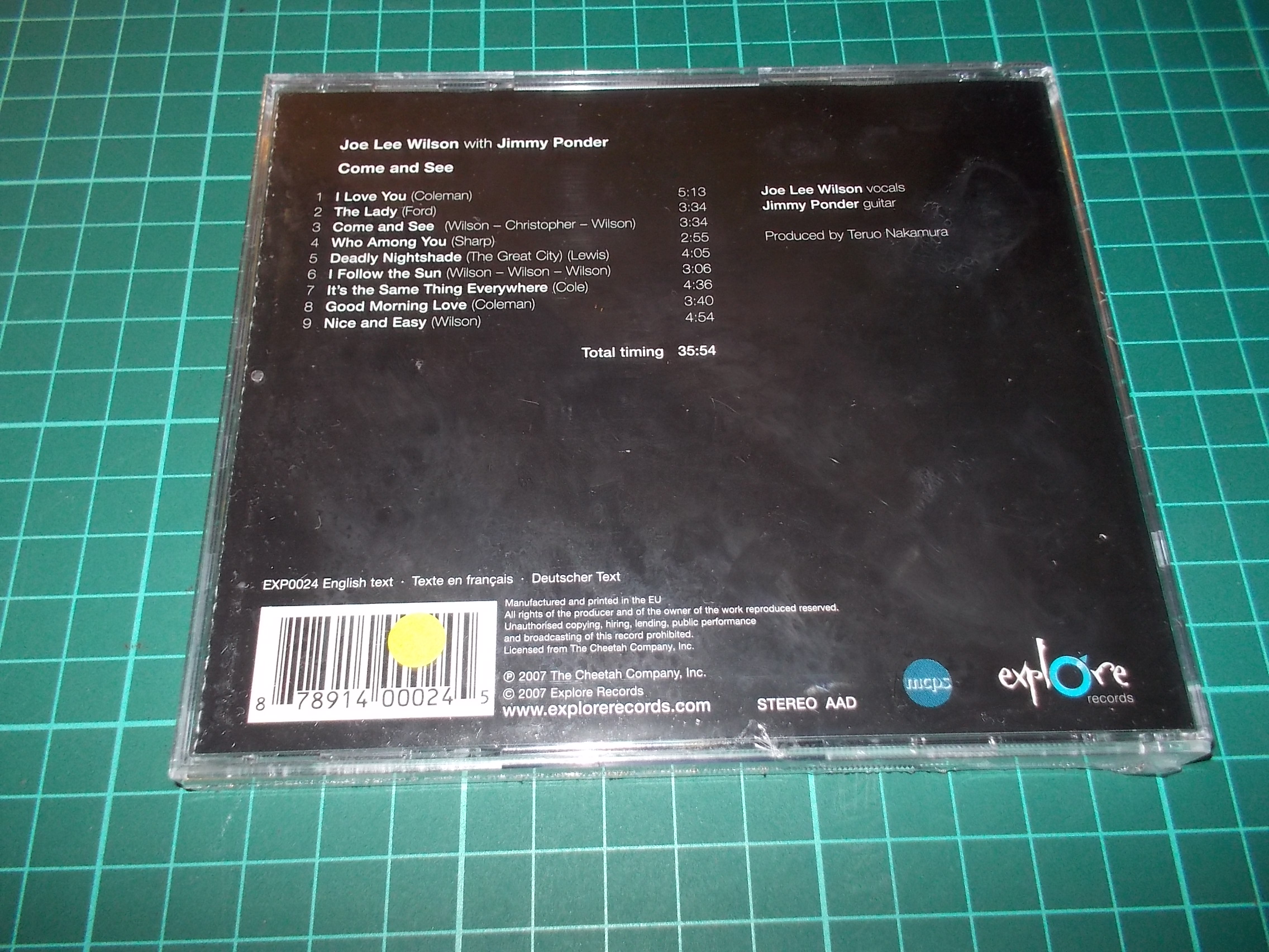 Joe Lee Wilson With Jimmy Ponder - Come and See (CD)