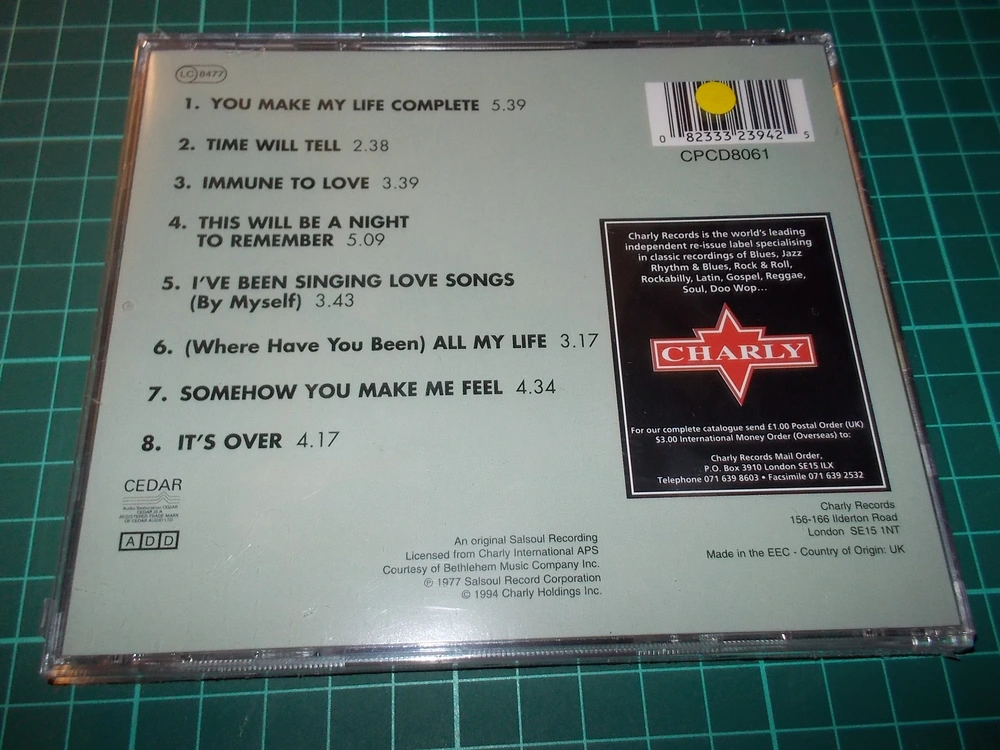 Eddie Holman - A Night To Remember (CD)