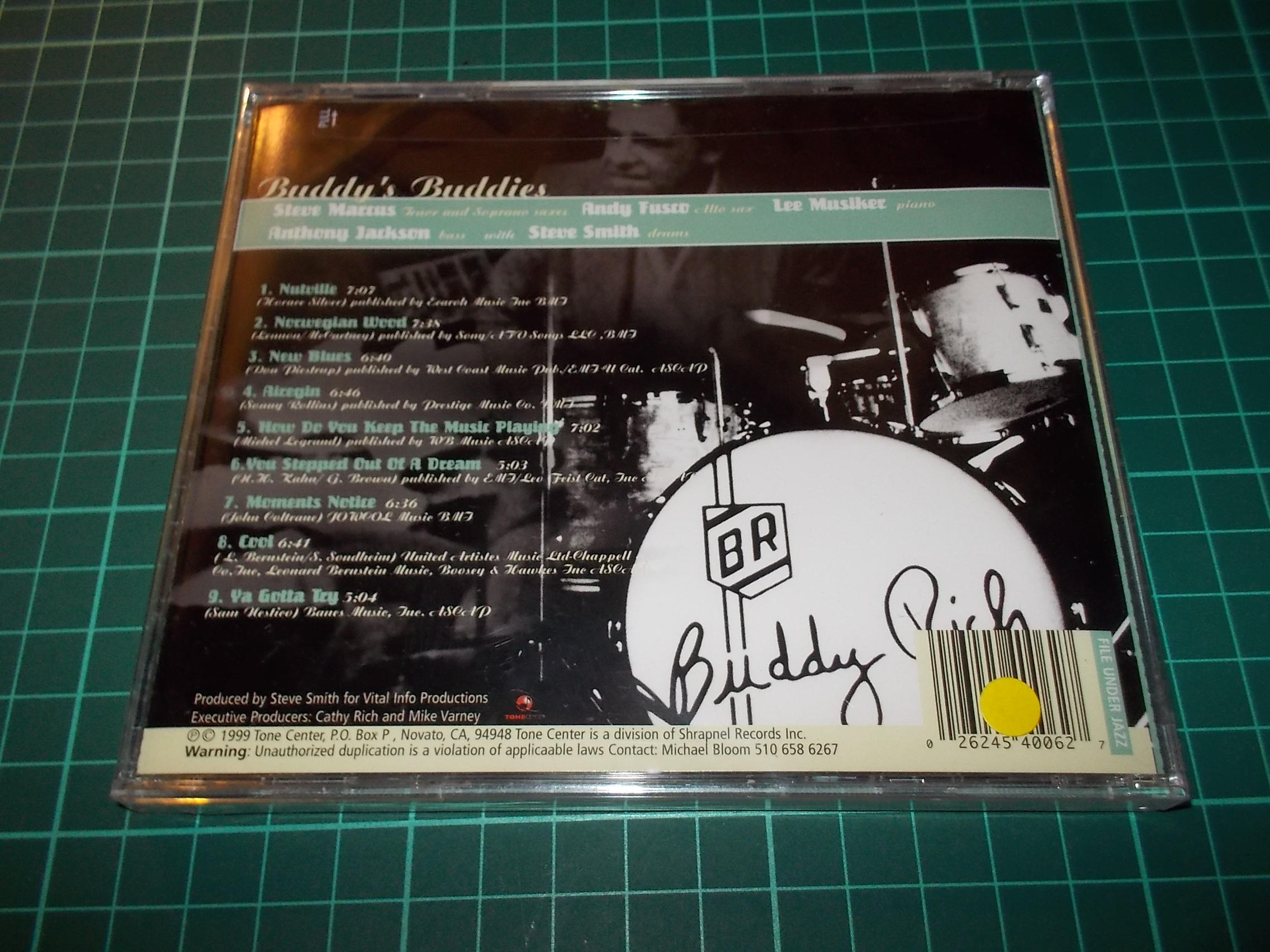 Steve Smith And Buddy's Buddies Featuring (CD)