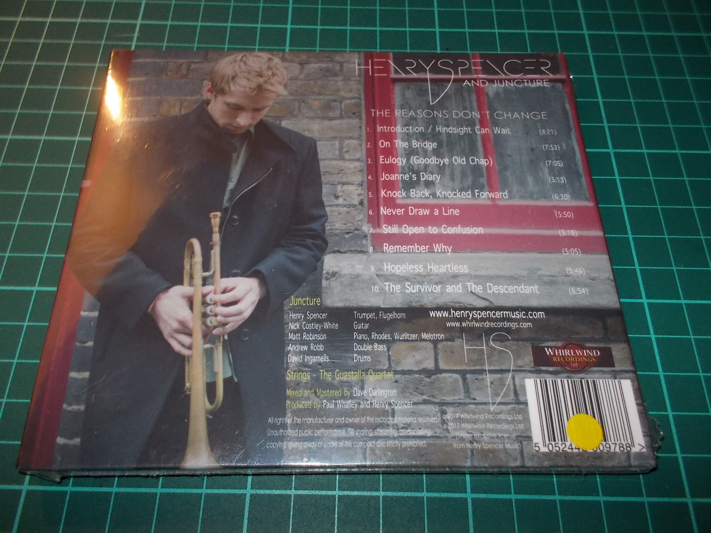 Henry Spencer And Juncture - The Reasons Don't Change (CD) Digipack
