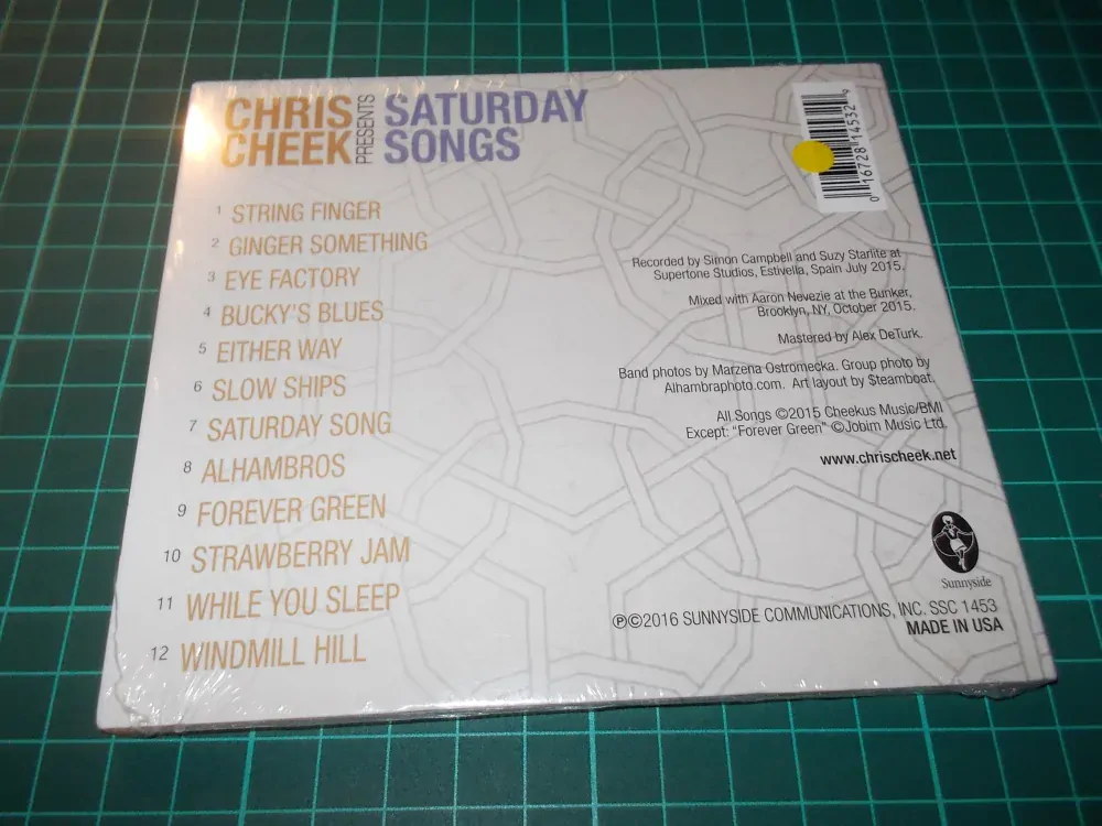 Chris Cheek - Saturday Songs (CD) Digipack