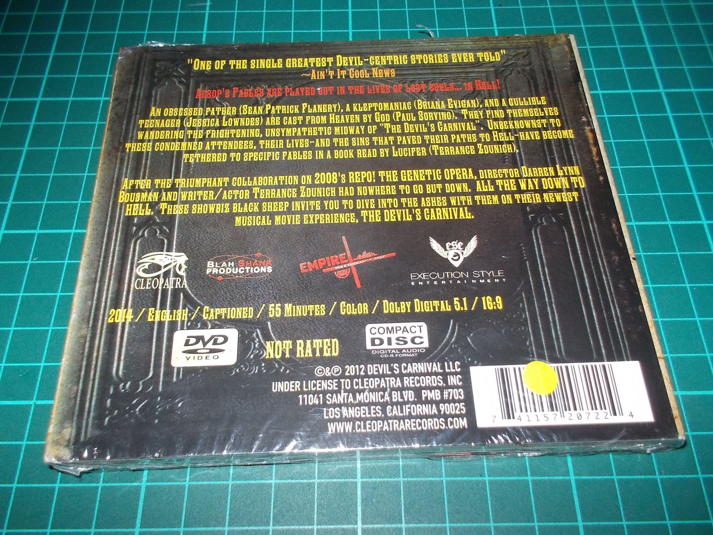 Various Artists - THE DEVIL'S CARNIVAL (DVD/CD) Digipack