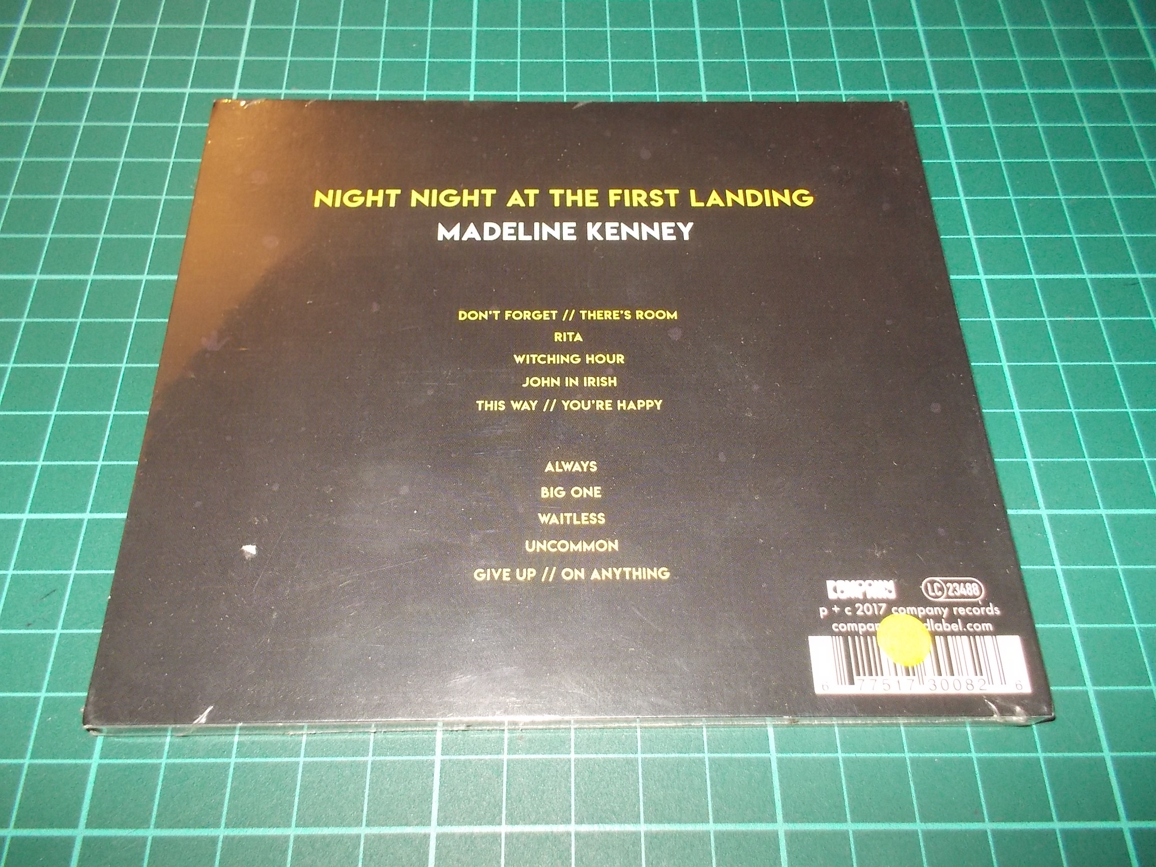 Madeline Kenney - Night Night at the First Landing (CD) Digipack