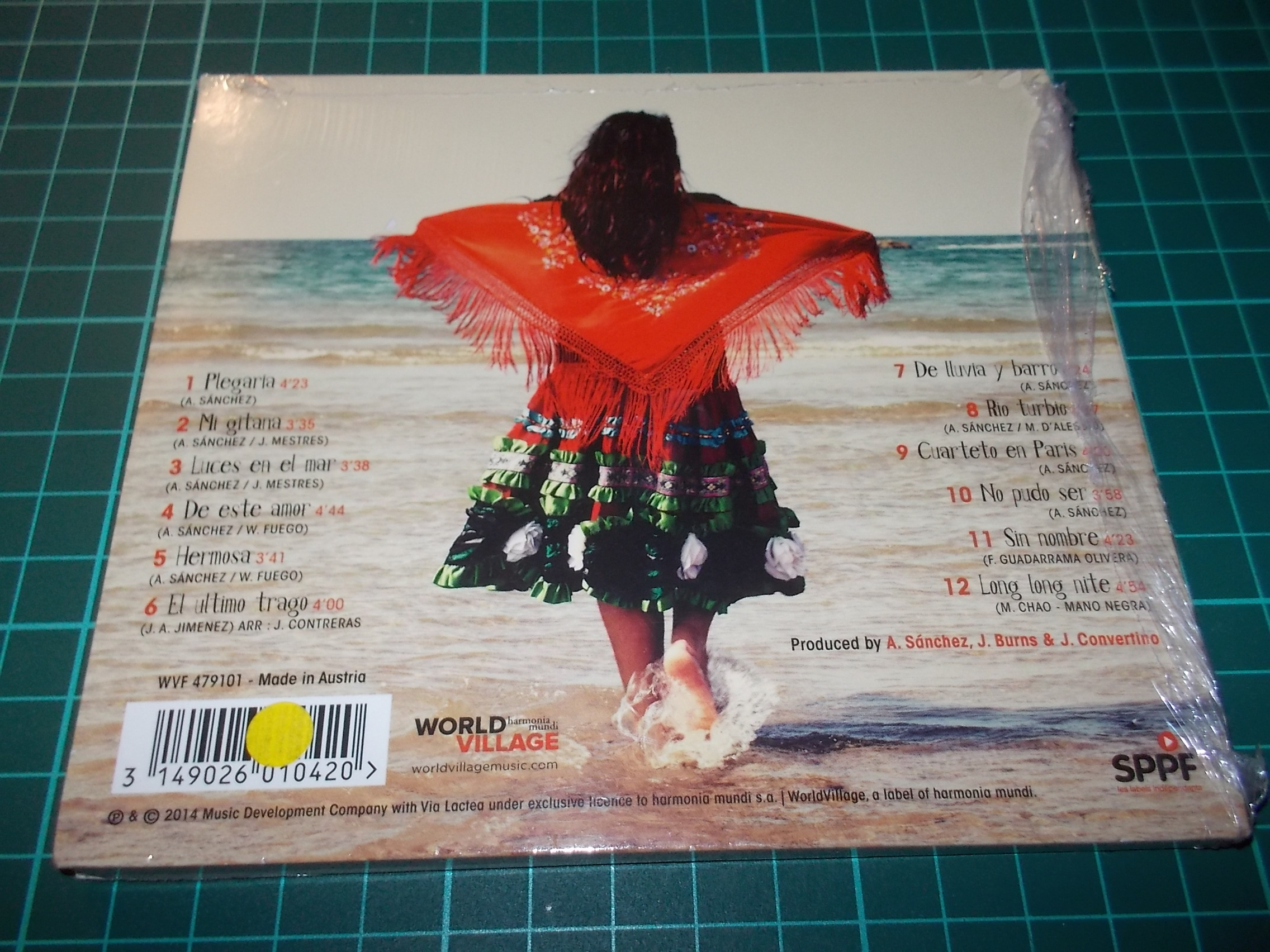 Amparo Sanchez - Espiritu Del Sol (CD) Digipack