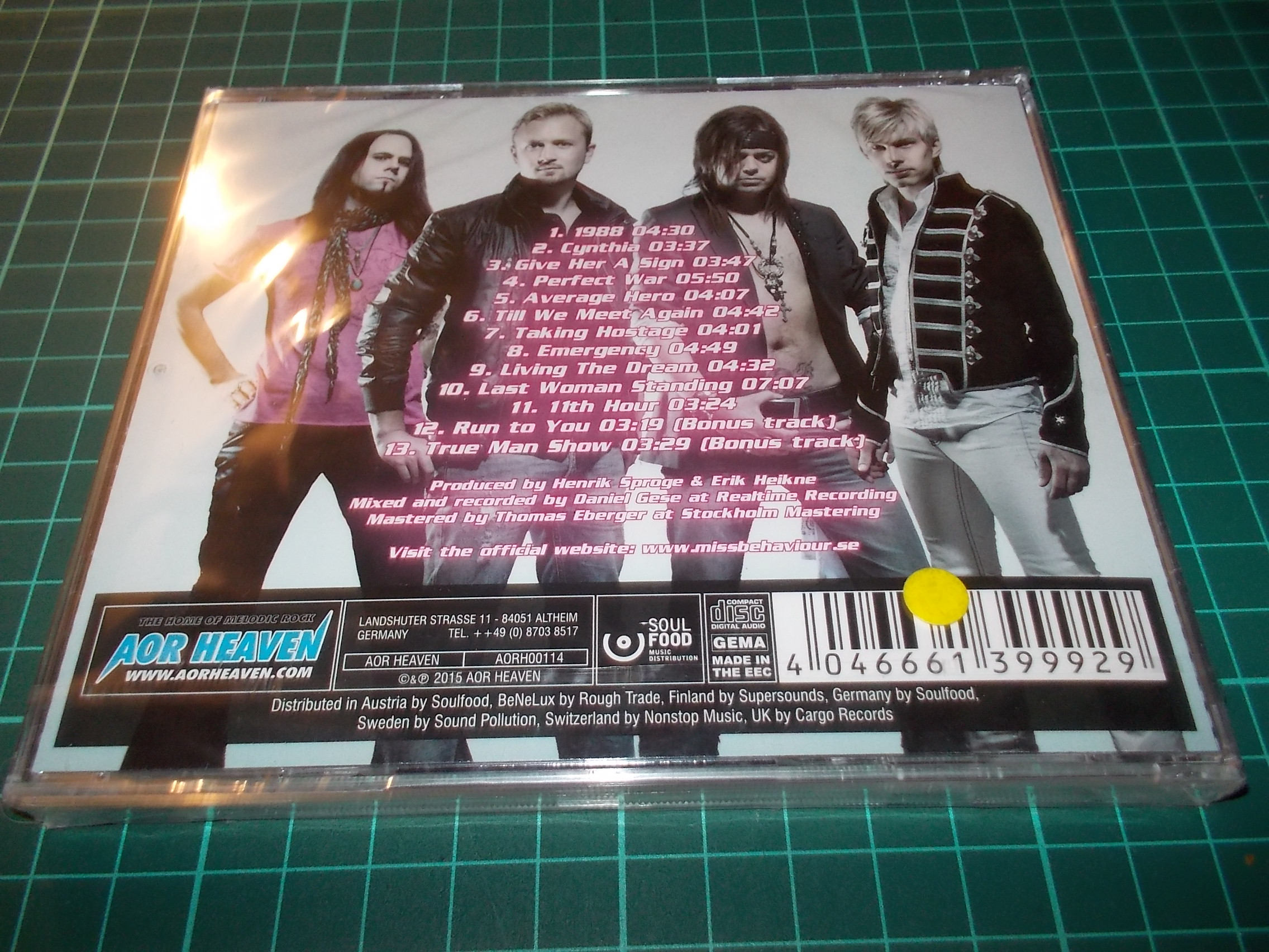 Miss Behaviour – Last Woman Standing (CD)