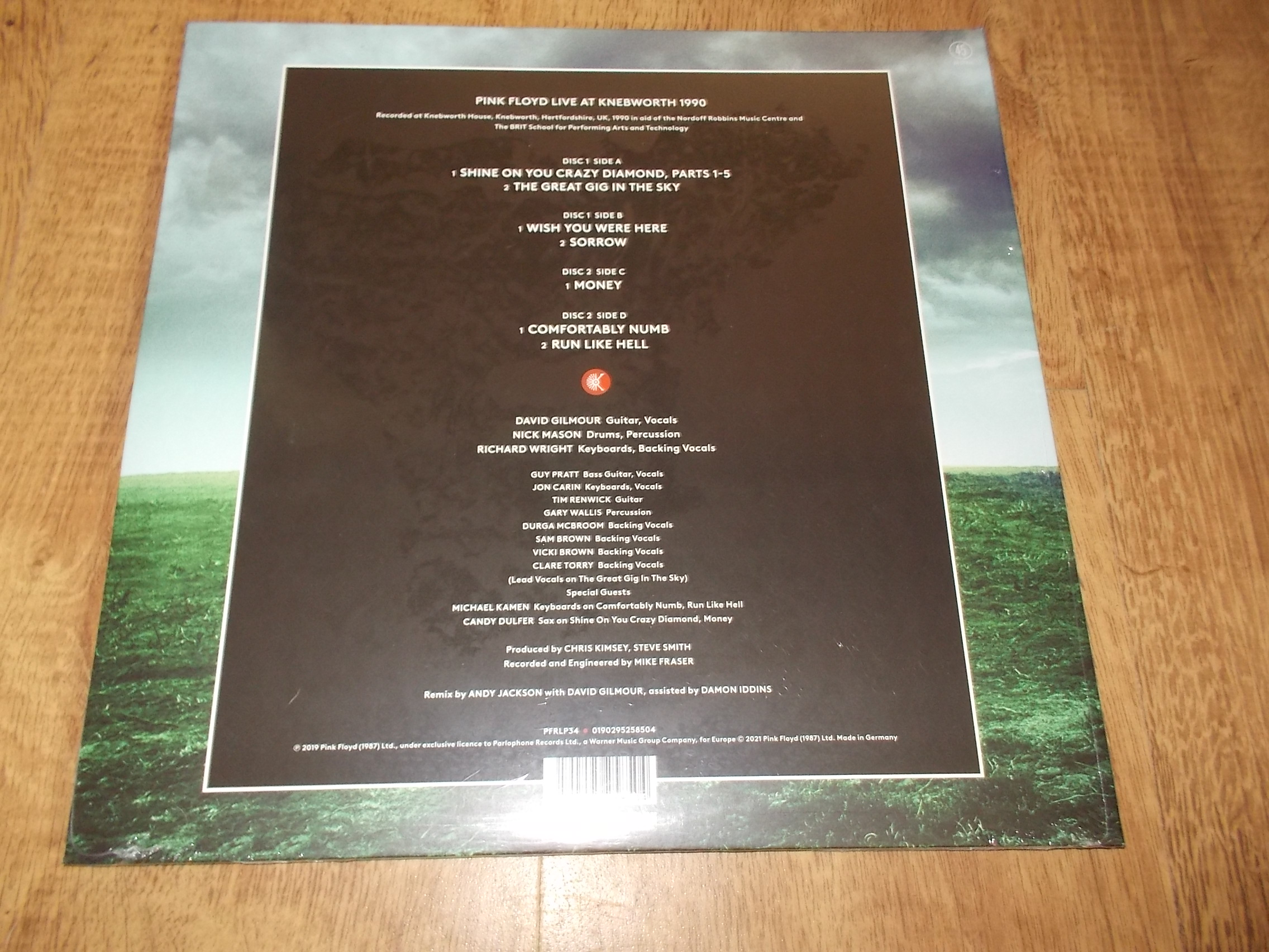 PINK FLOYD - LIVE AT KNEBWORTH 1990 (2Vinyl-LP)