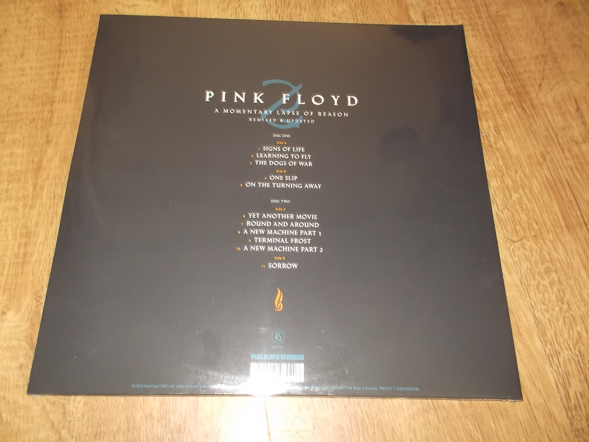PINK FLOYD - MOMENTARY LAPSE OF REASON - 2019 REMIX (2Vinyl-LP)