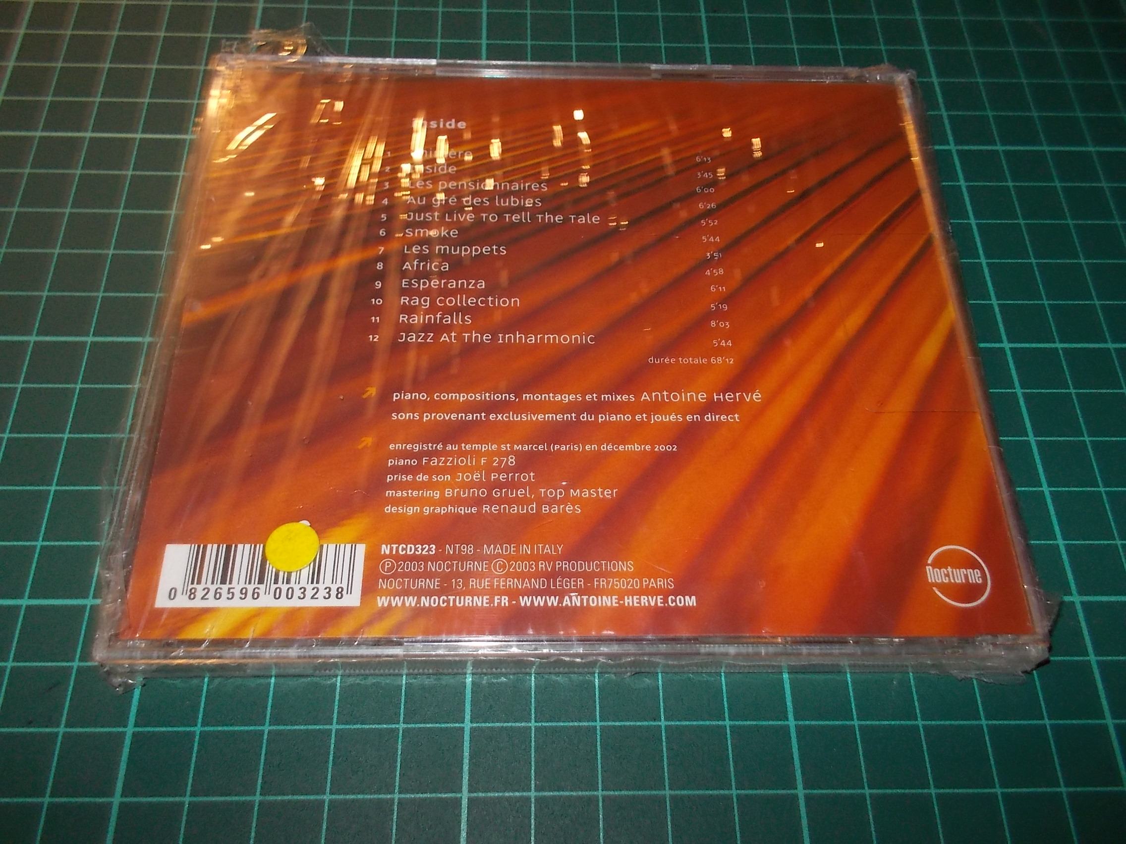 Antoine Hervé - Inside (CD)