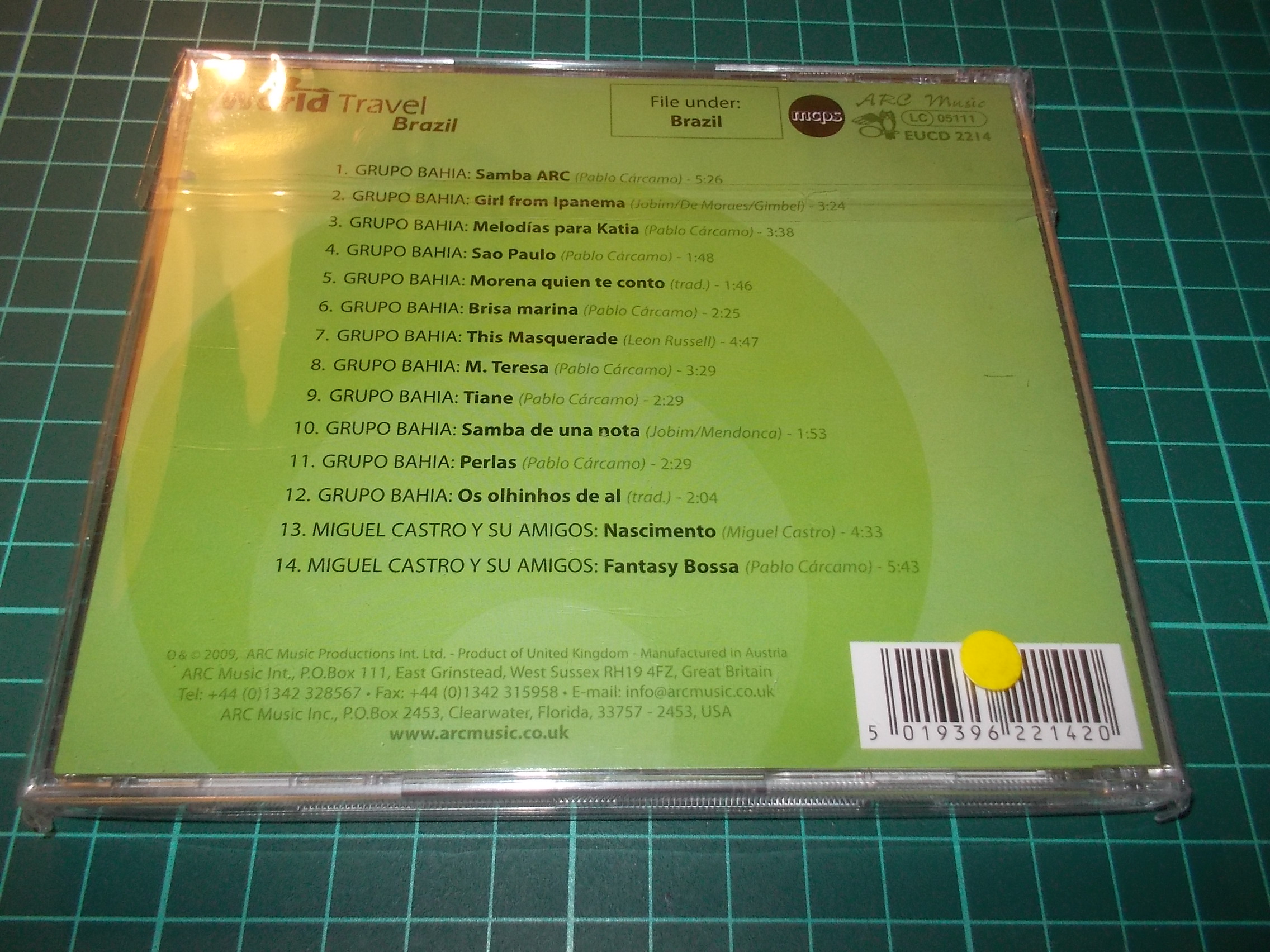 VARIOUS - WORLD TRAVEL - BRAZIL (CD)