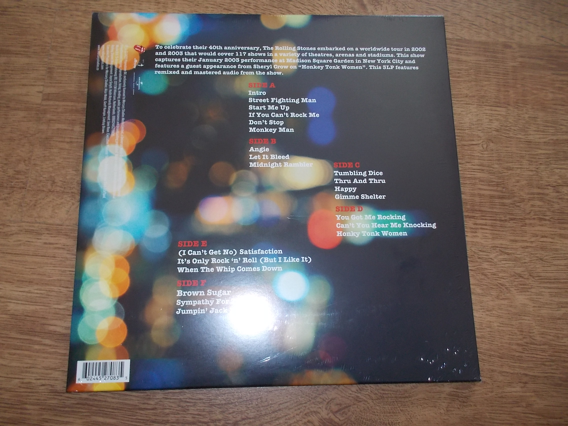 THE ROLLING STONES - LICKED LIVE IN NYC  (3Vinyl-LP)