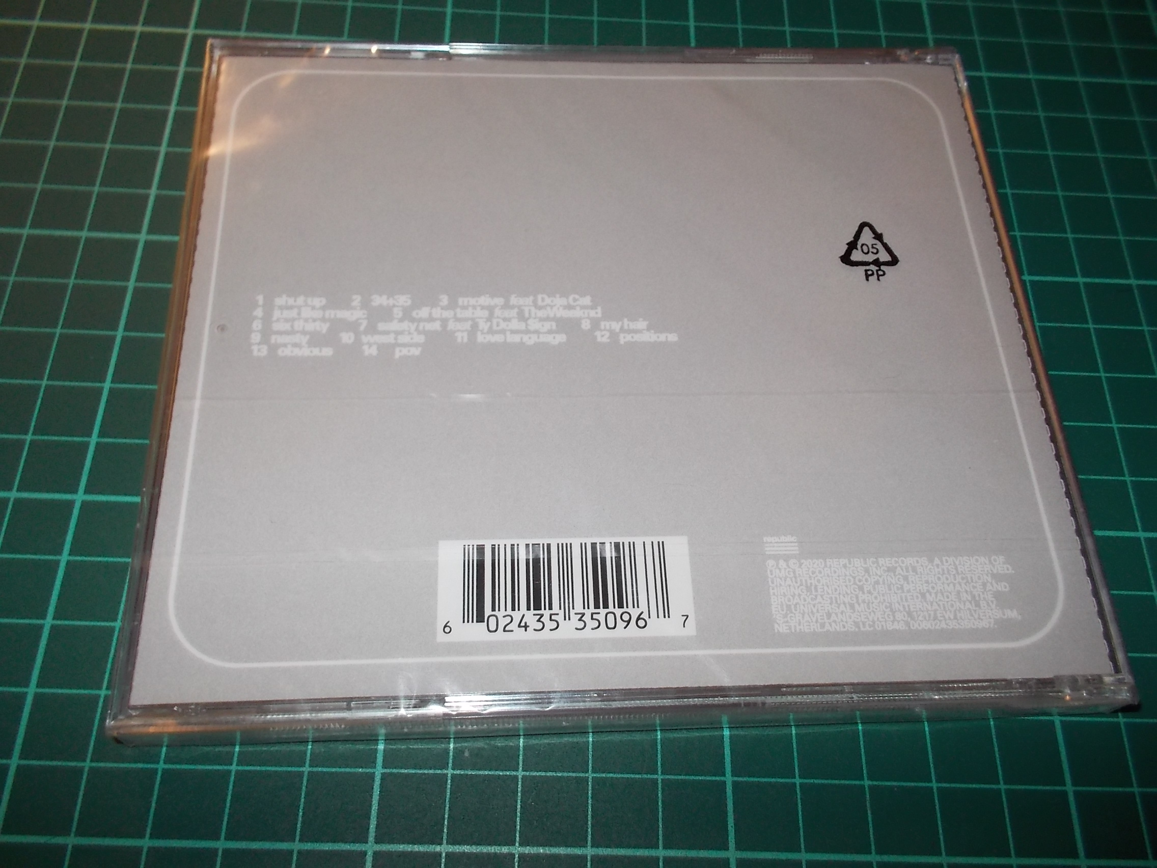 ARIANA GRANDE - POSITIONS (CD) DELUXE