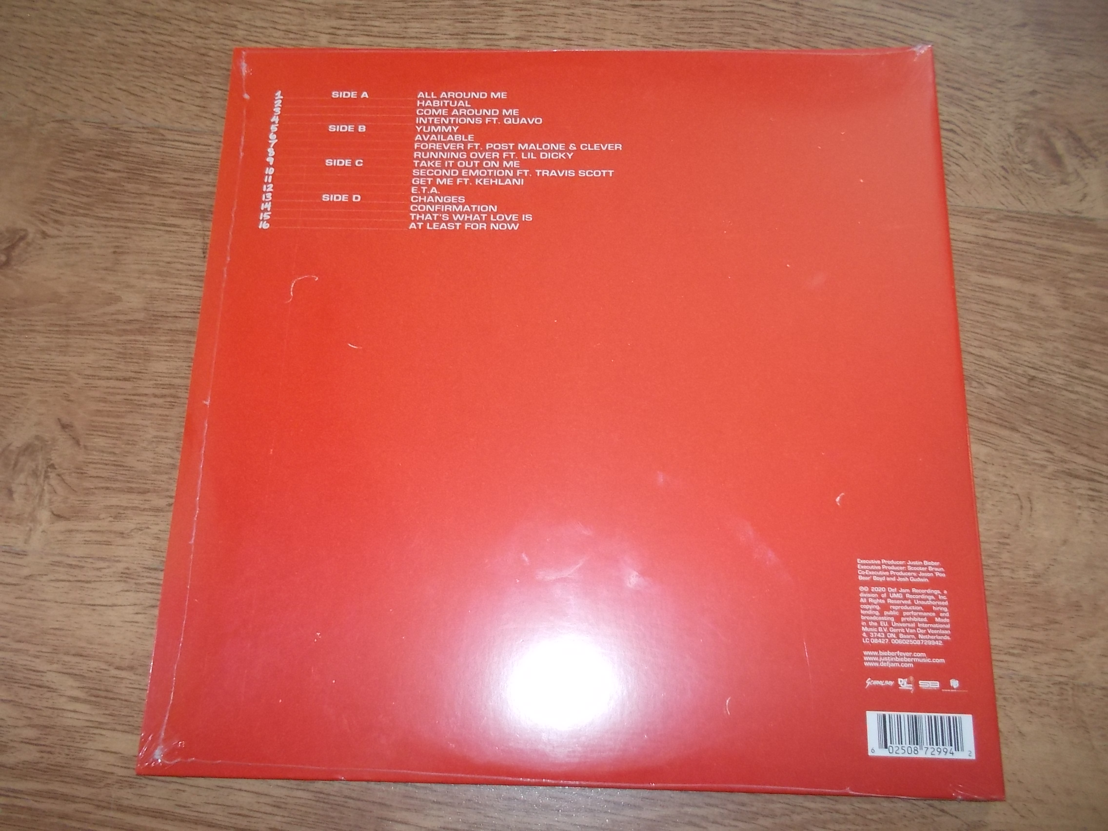 JUSTIN BIEBER - CHANGES (2Vinyl-LP)
