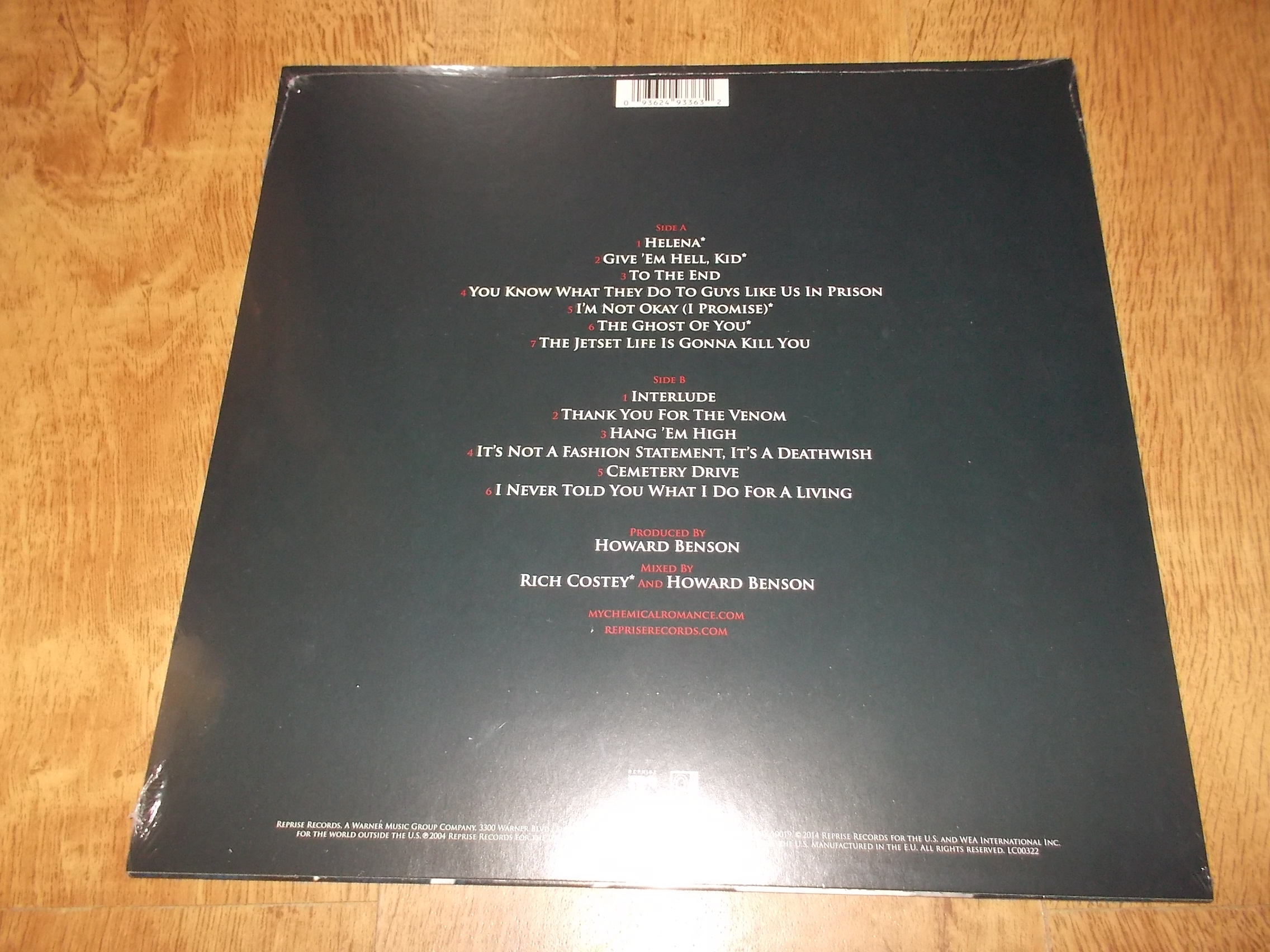 MY CHEMICAL ROMANCE - THREE CHEERS FOR SWEET REVENGE (Vinyl-LP)