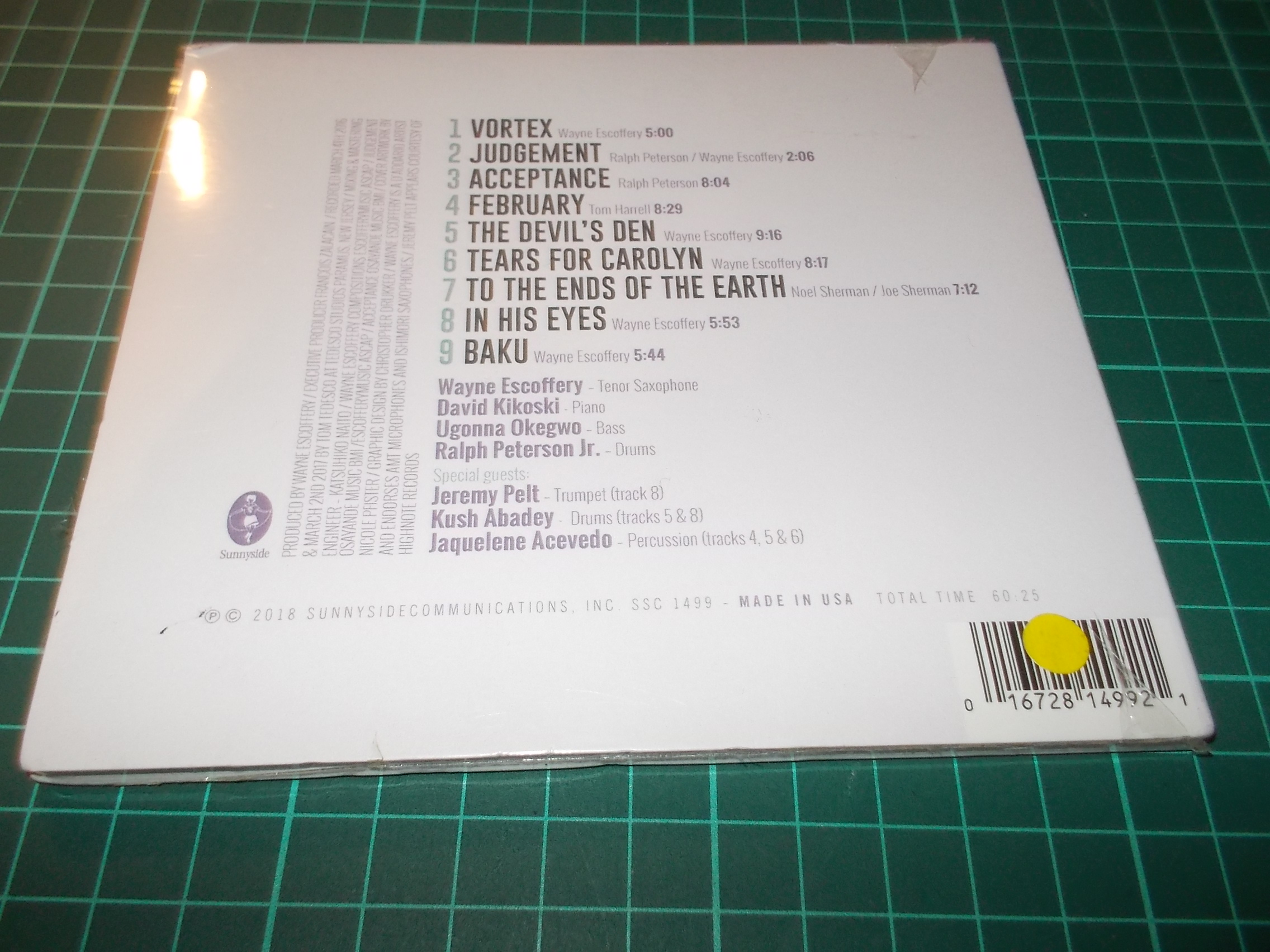 Wayne Escoffery - Vortex (CD) Digipack