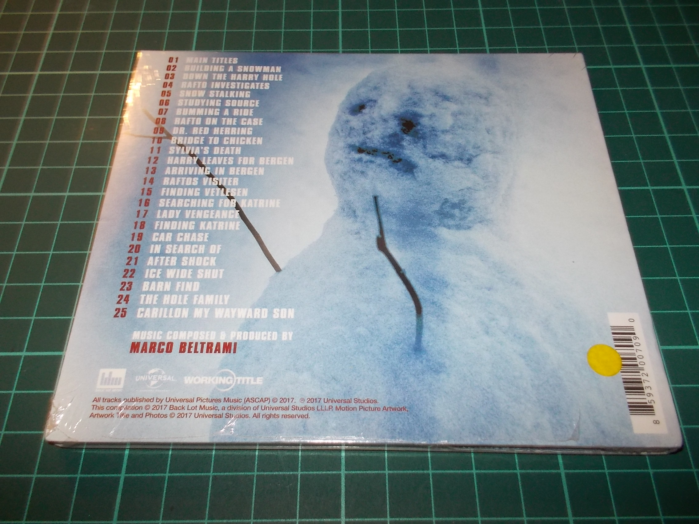 Marco Beltrami - The Snowman (Original Motion Picture Soundtrack) (CD) Digipack