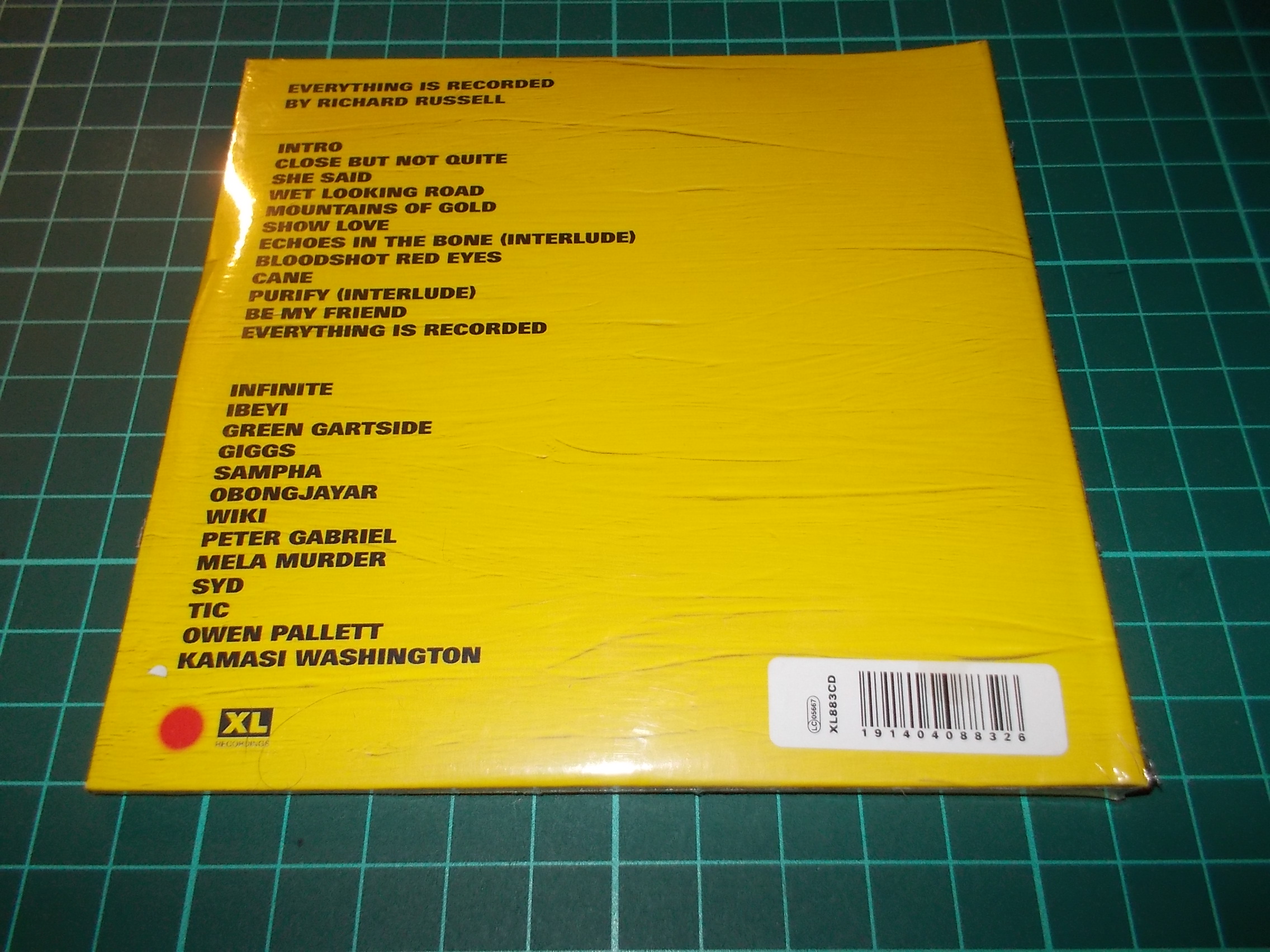 Everything Is Recorded – Everything Is Recorded (CD) Digipack