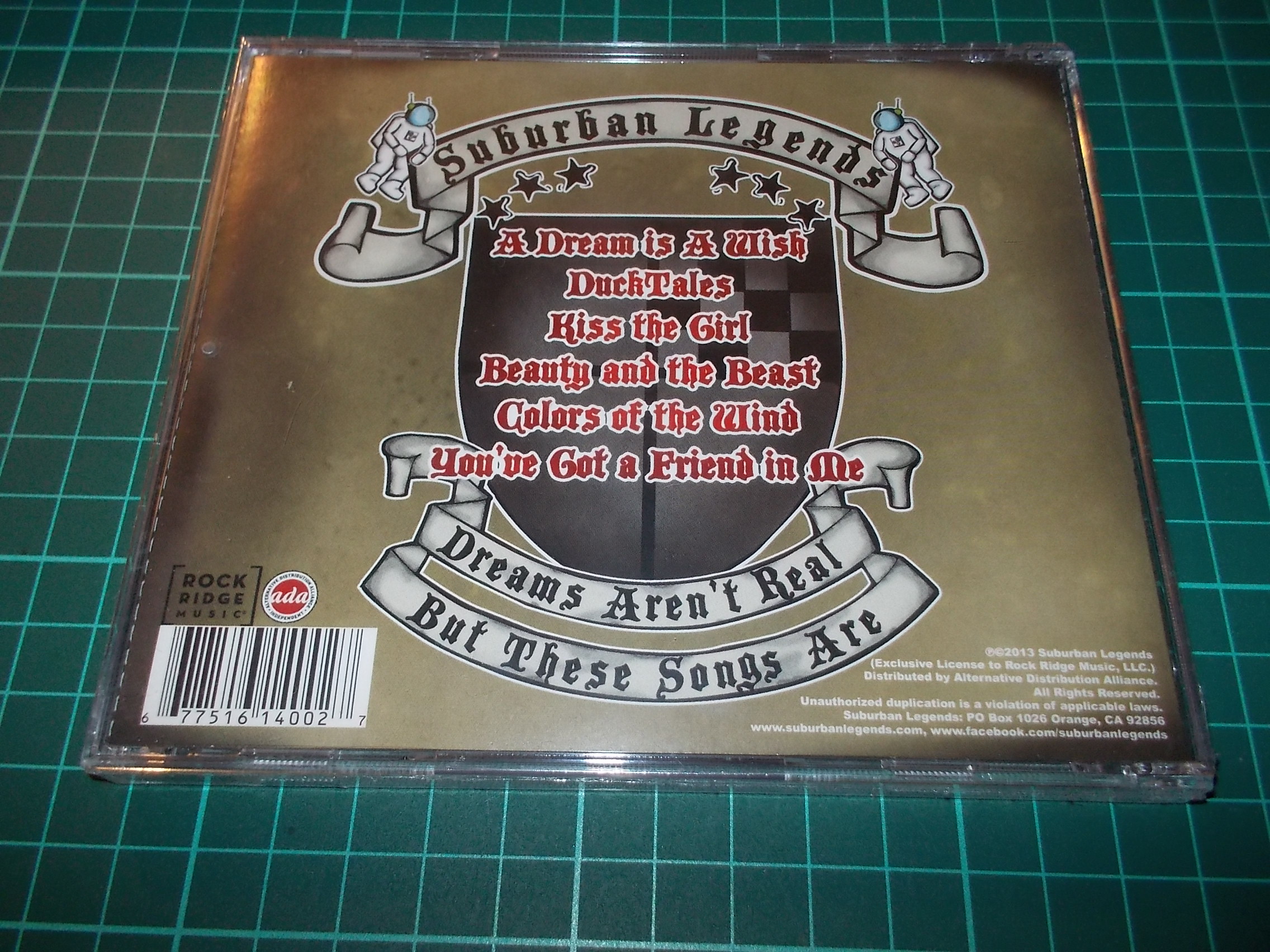 Suburban Legends - Dreams Aren't Real, But These Songs Are (CD)