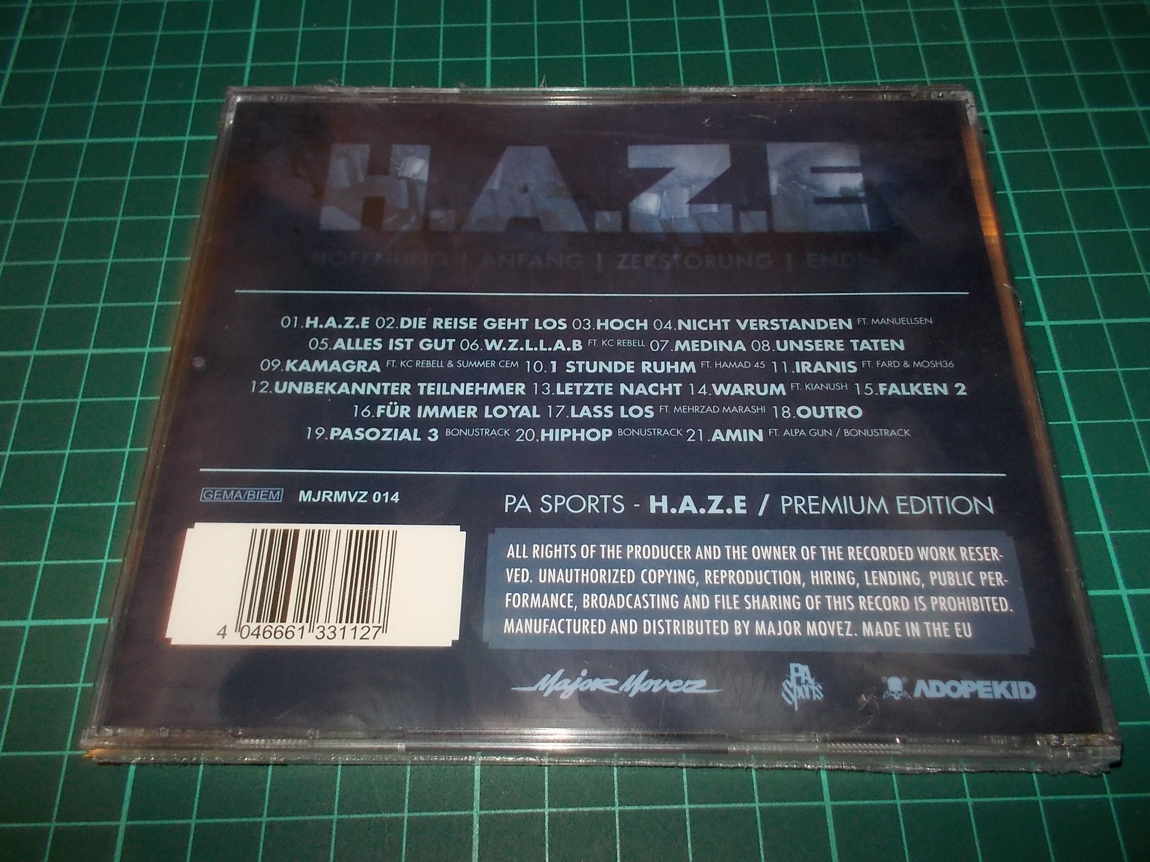 H.A.Z.E - von Pa Sports (2CD)
