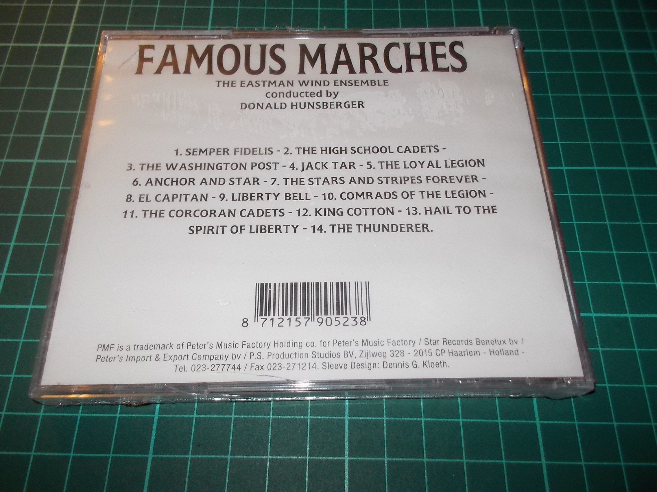 Famous Marches - Eastman Wind Ensemble, Donald Hunsberger (CD)